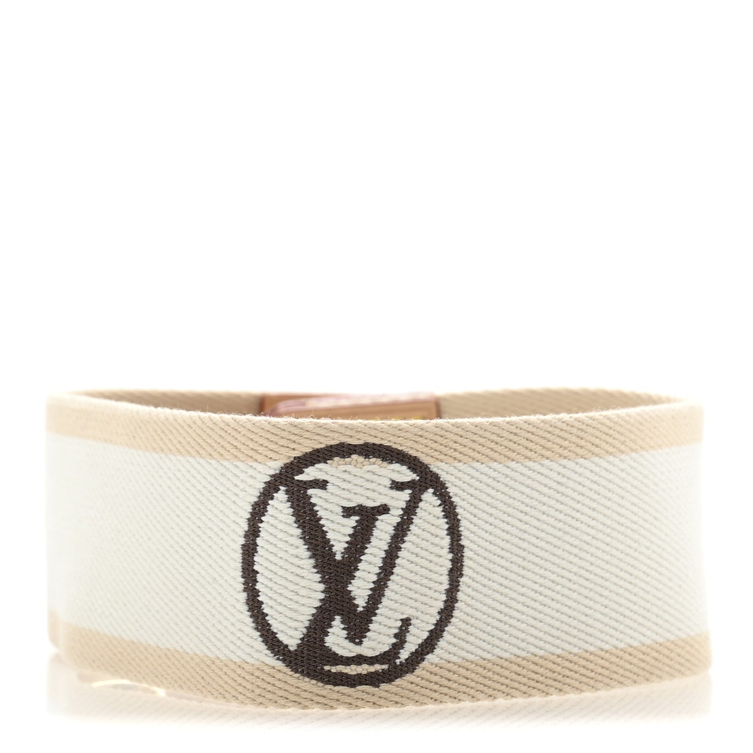 Monogram Vibe LV Shoulder Strap Beige White