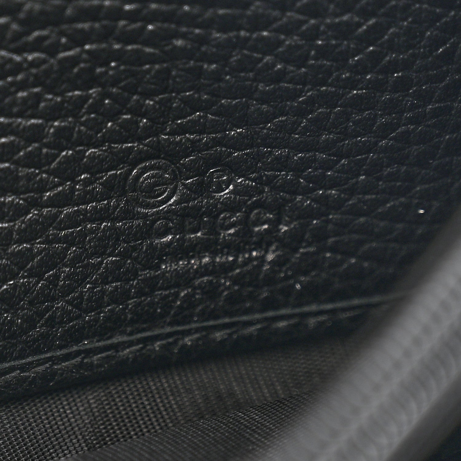 Pebbled Calfskin Large Soho Continental Wallet Black