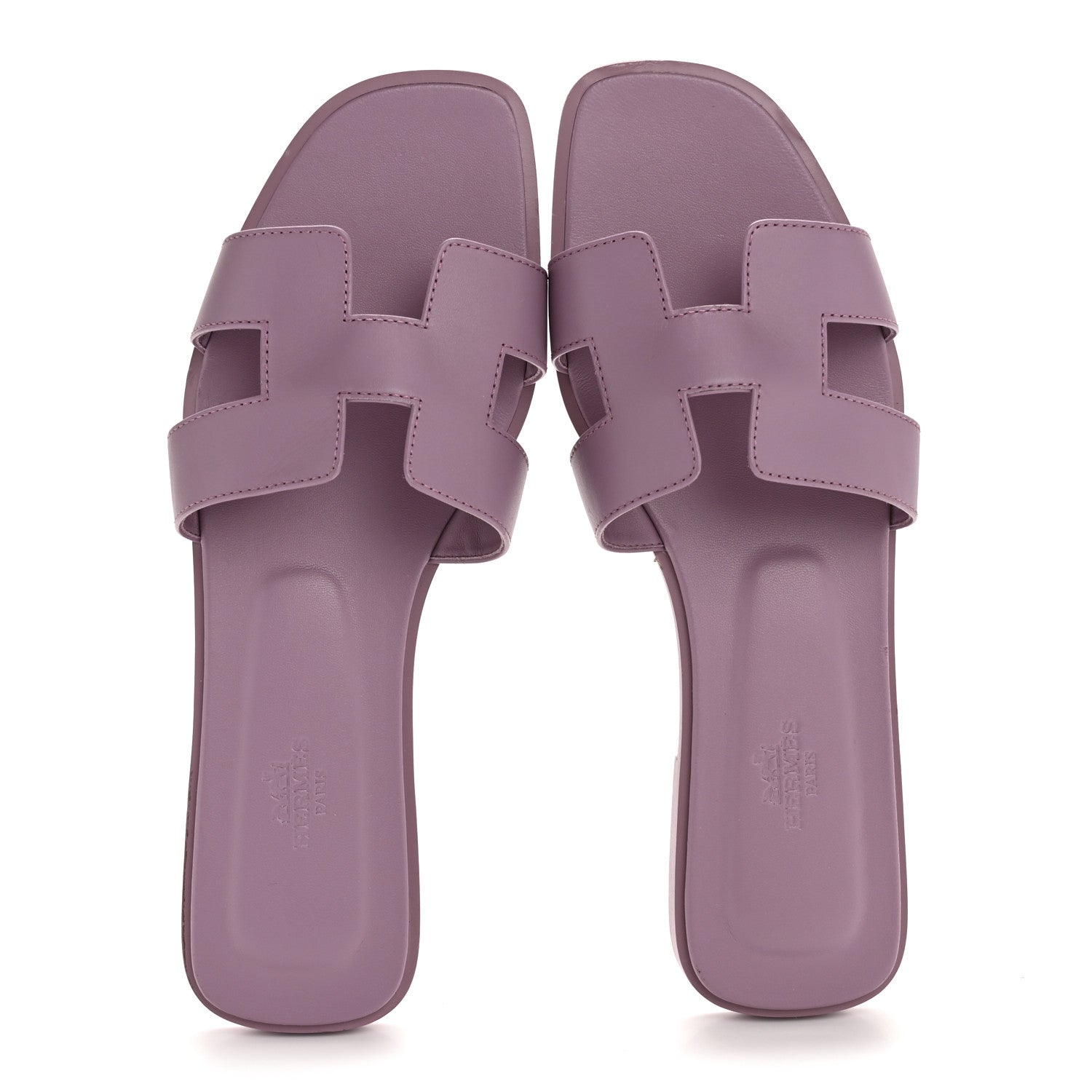 Calfskin Oran Sandals 40 Bruyère