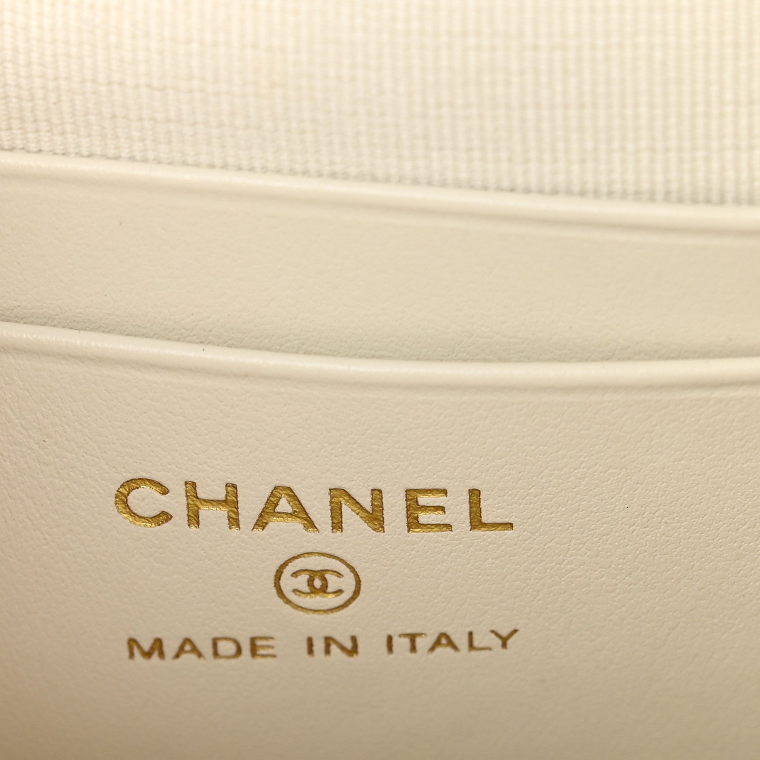 Caviar Quilted CC Mini Classic Backpack White