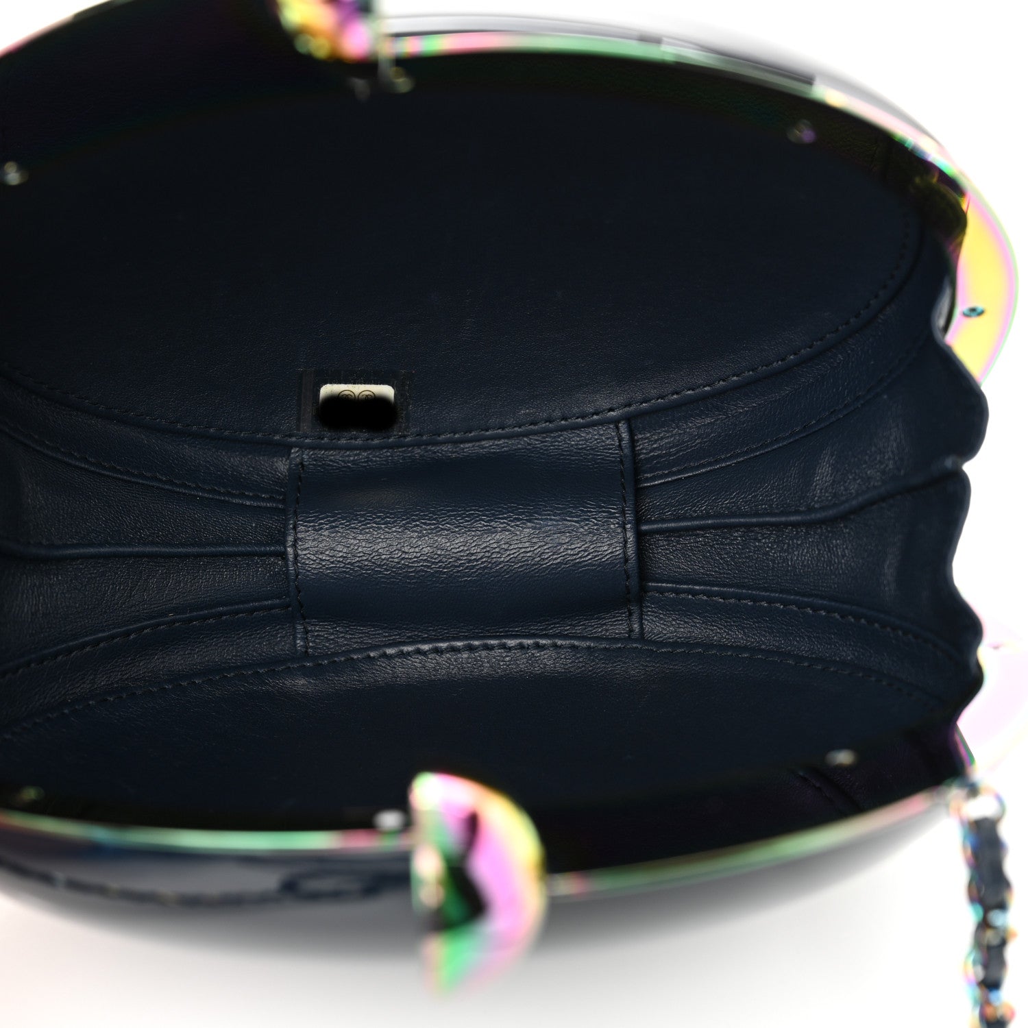 Resin CC Over The Moon Minaudiere Blue Multicolor