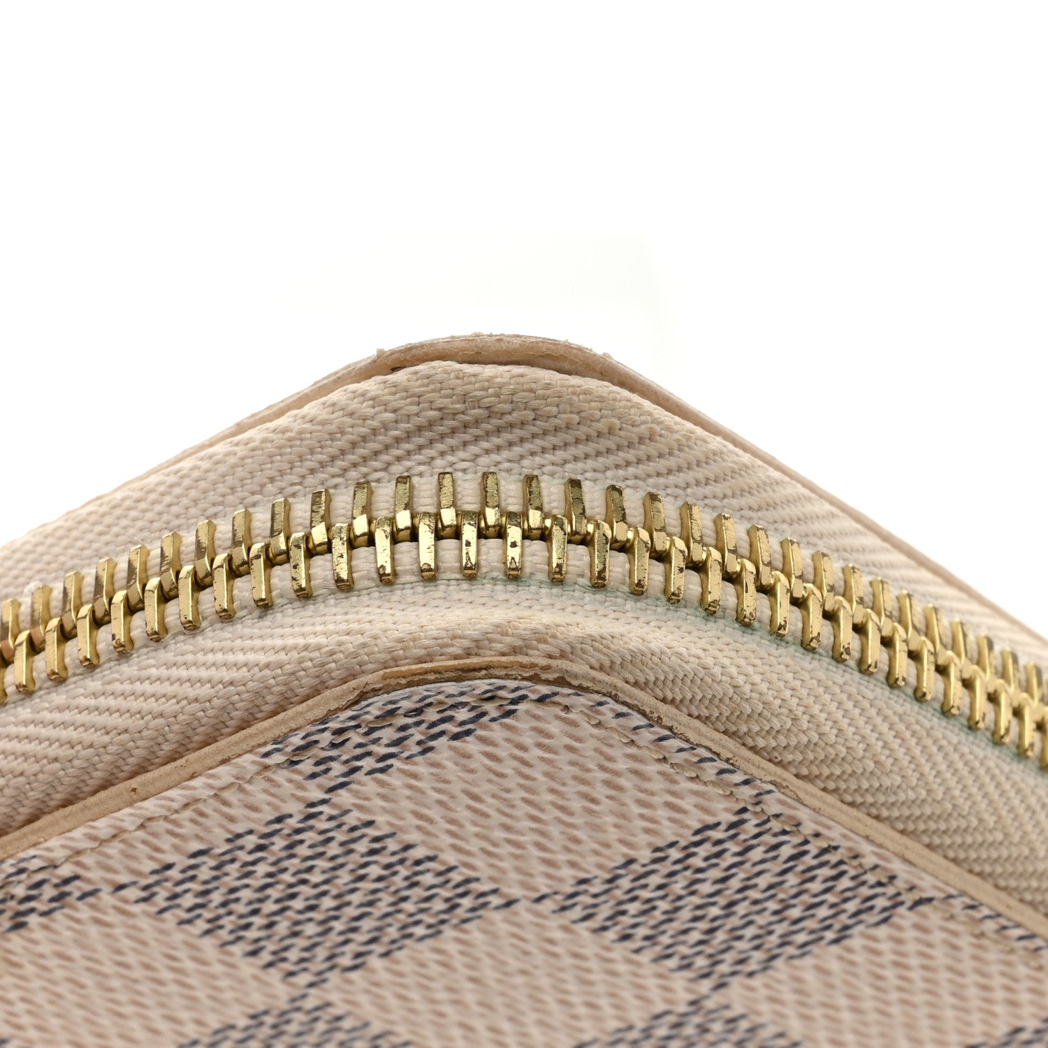 Damier Azur Clemence Wallet Rose Ballerine