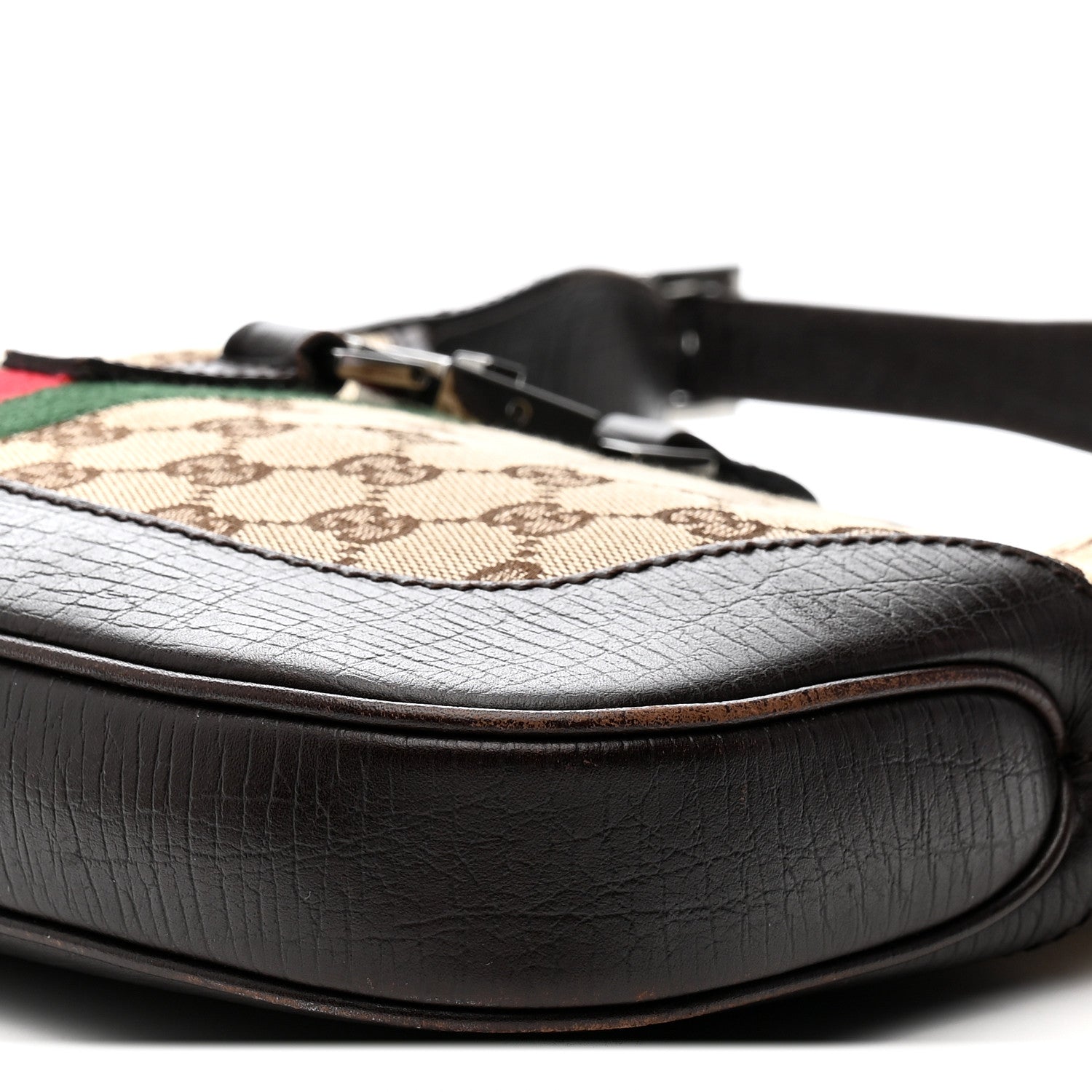 Monogram Web Jackie O Hobo Dark Brown
