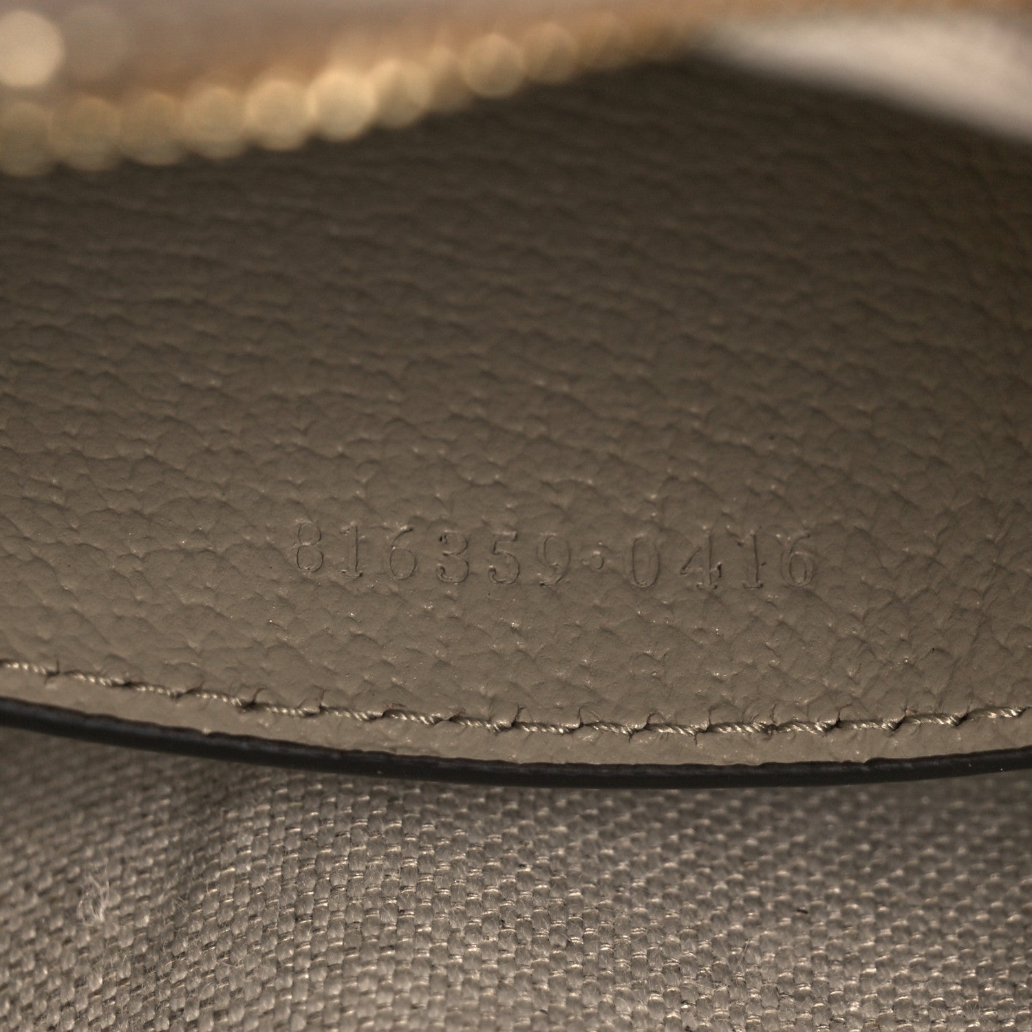 GG Supreme Monogram Textured Dollar Calfskin Mini Ophidia Shoulder Bag Beige Mystic White Oatmeal