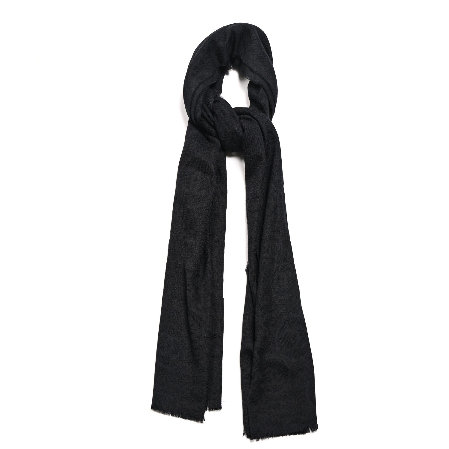 Cashmere CC Scarf Black