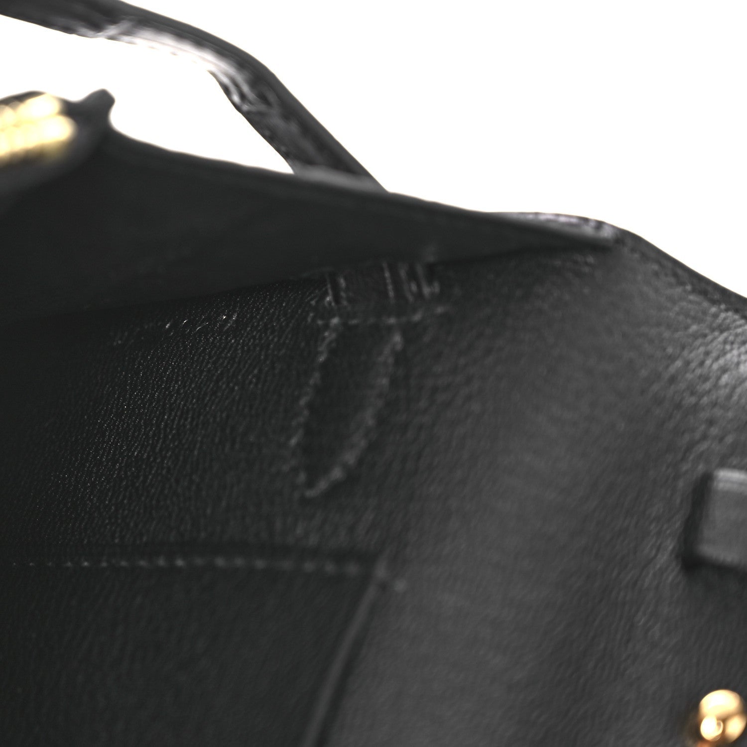 Matte Alligator Kelly Wallet To Go Black