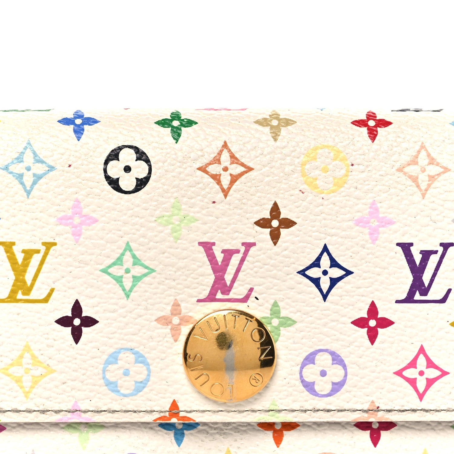 Monogram Multicolor Sarah Wallet White Eglantine