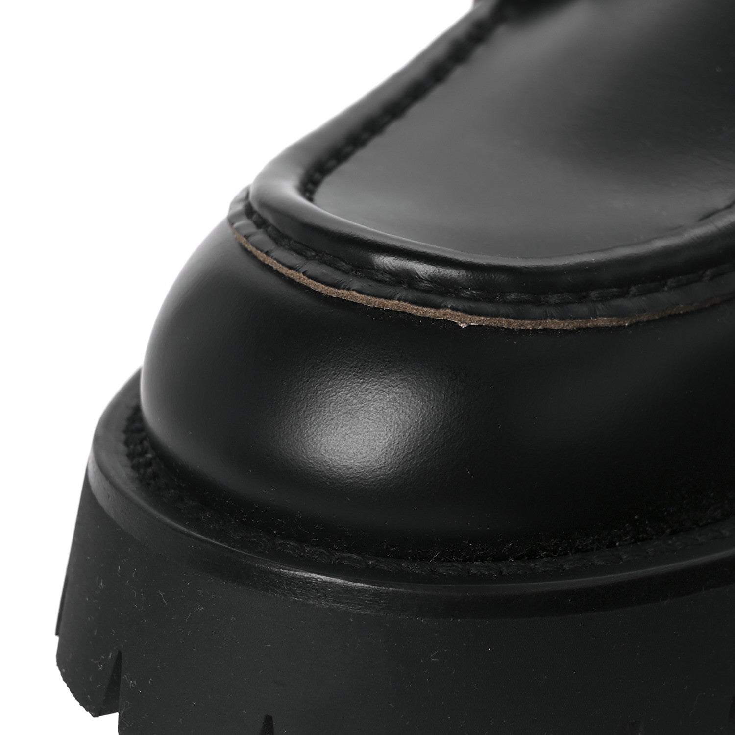 Cordovan Lux Womens Harald Horsebit 25mm Platform Loafers 41 Black