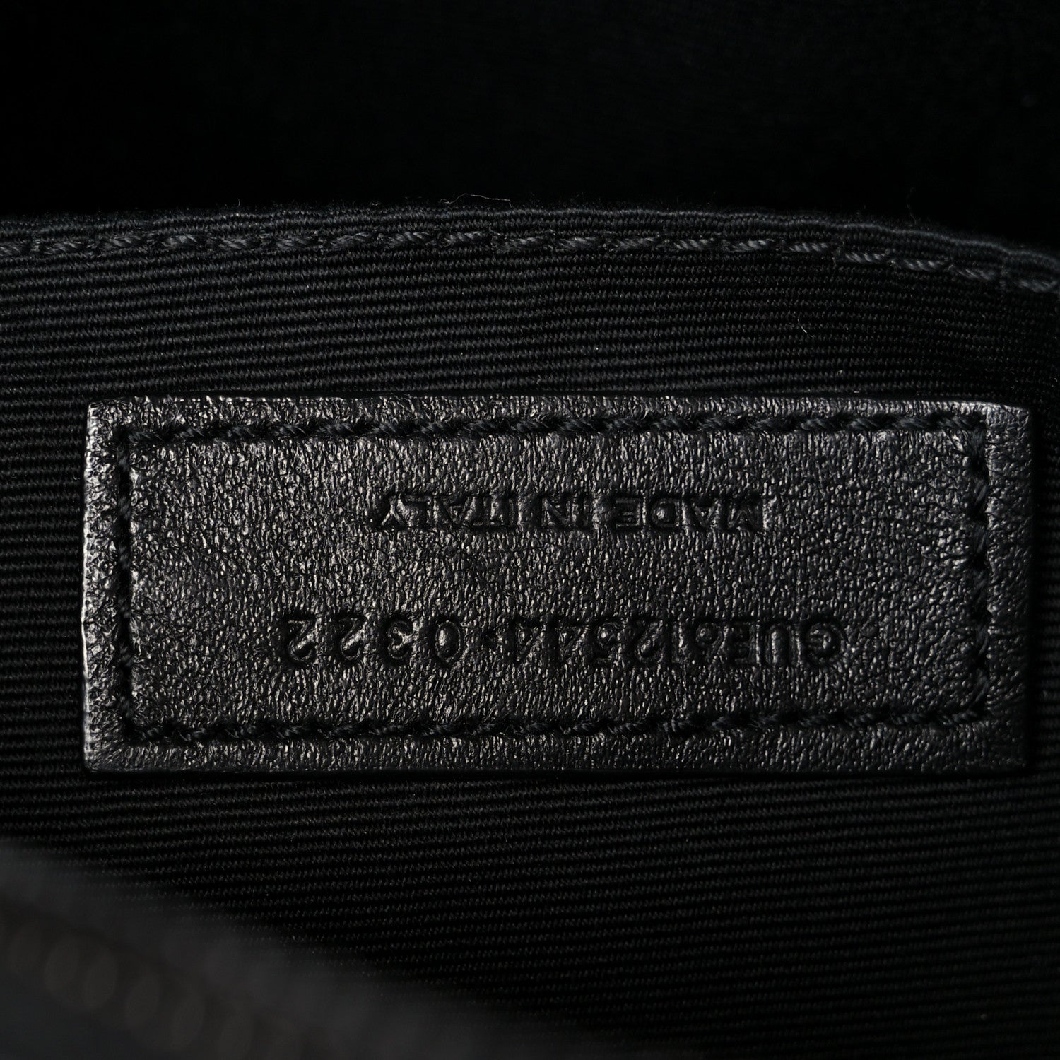 Calfskin Matelasse Monogram Monochrome Lou Camera Bag Black