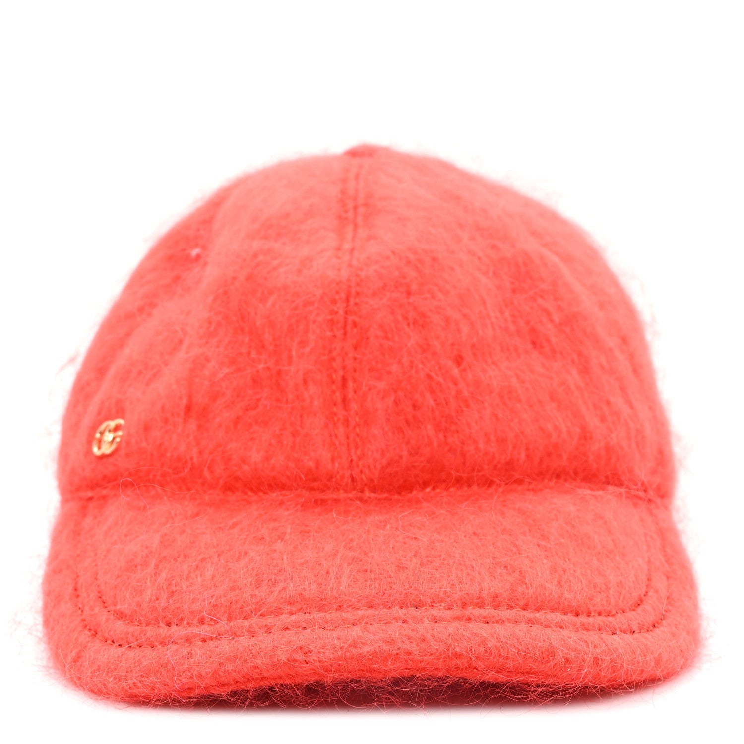 Mohair GG Lauren Baseball Hat L Orange