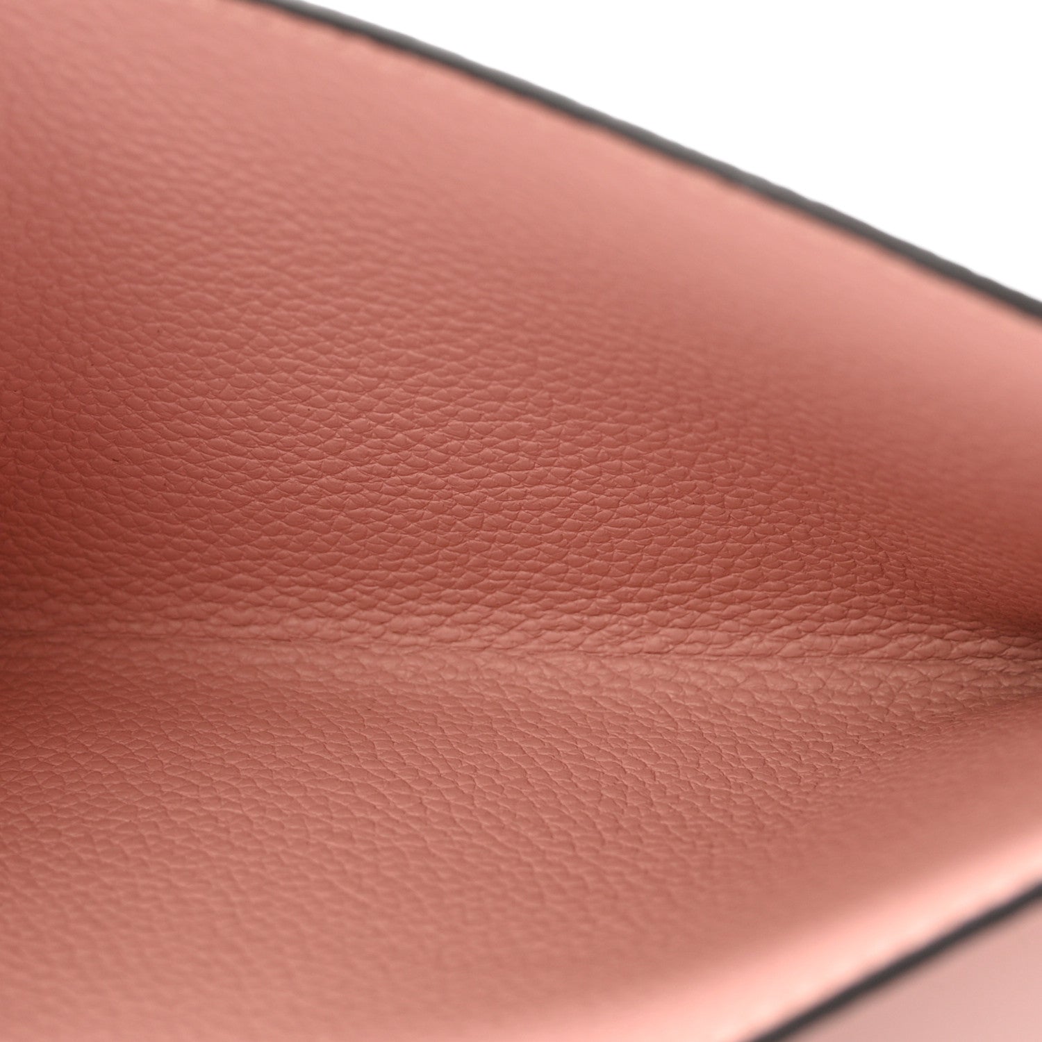 Calfskin Felicie Card Holder Insert Rose Poudre
