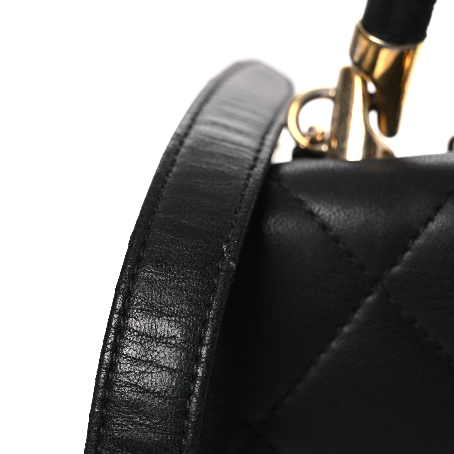 Lambskin Mini Carry Chic Flap Black