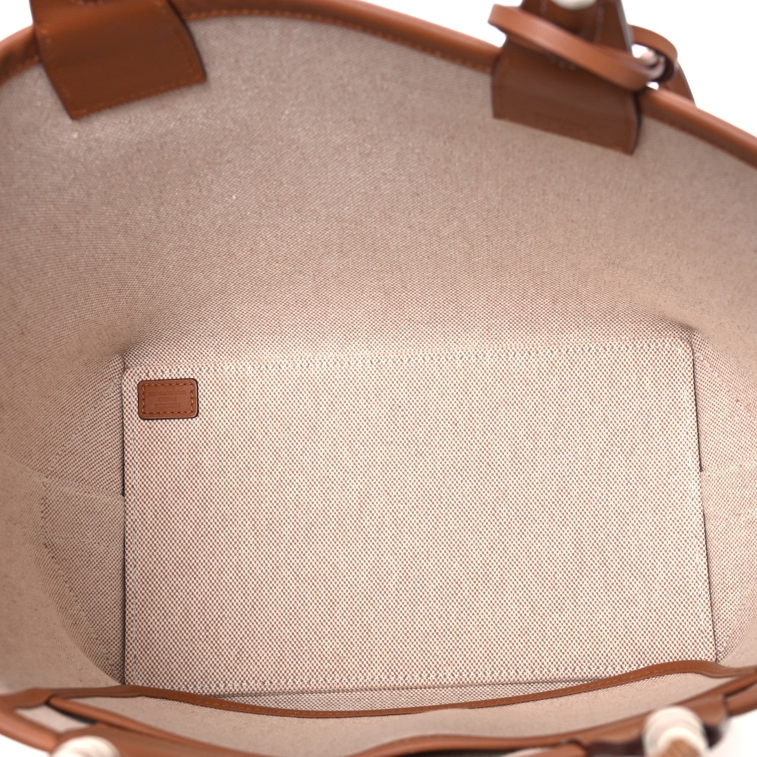 H Plume Canvas Swift Printed Quadrige au Fil Steeple 25 Bag Gris Beige Ecru Beige Gold