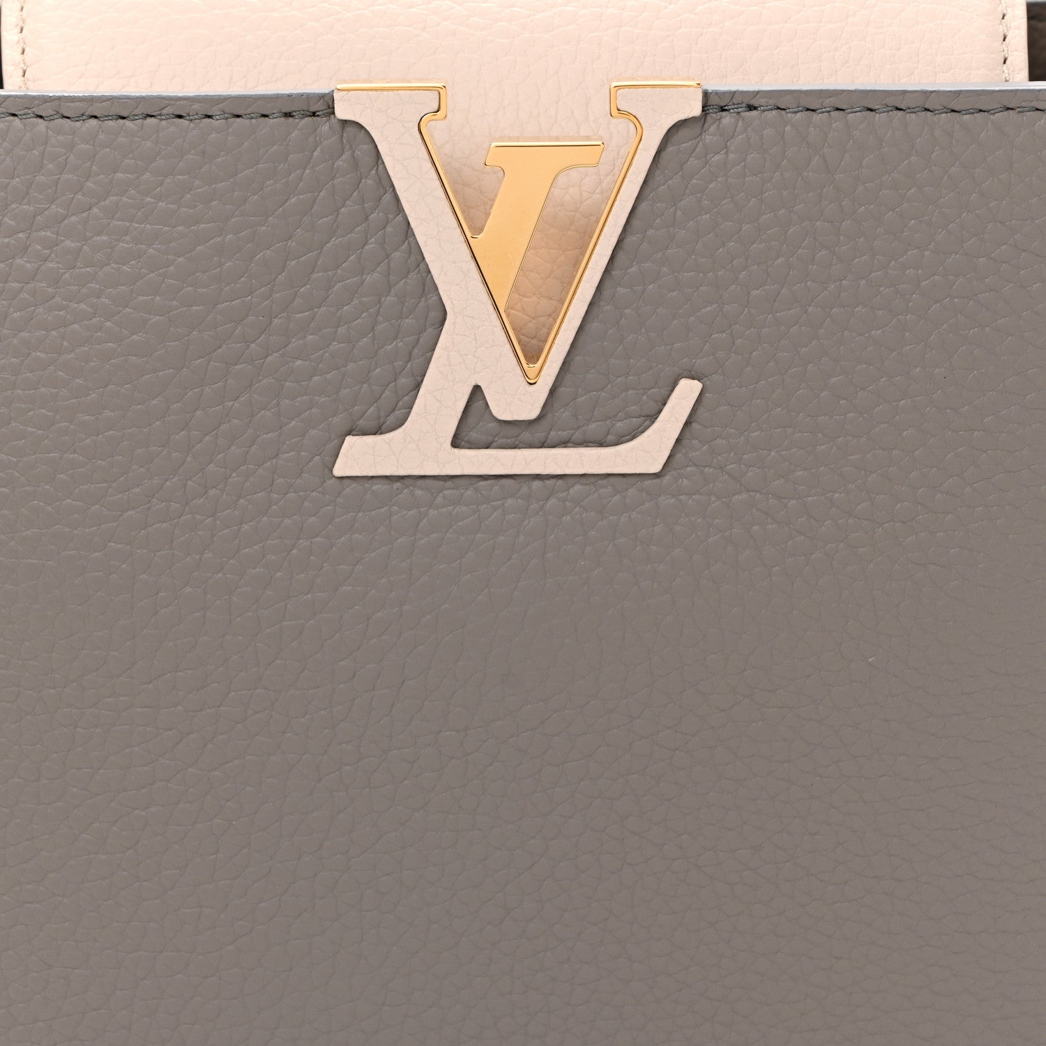 Taurillon Capucines MM Steeple Gray