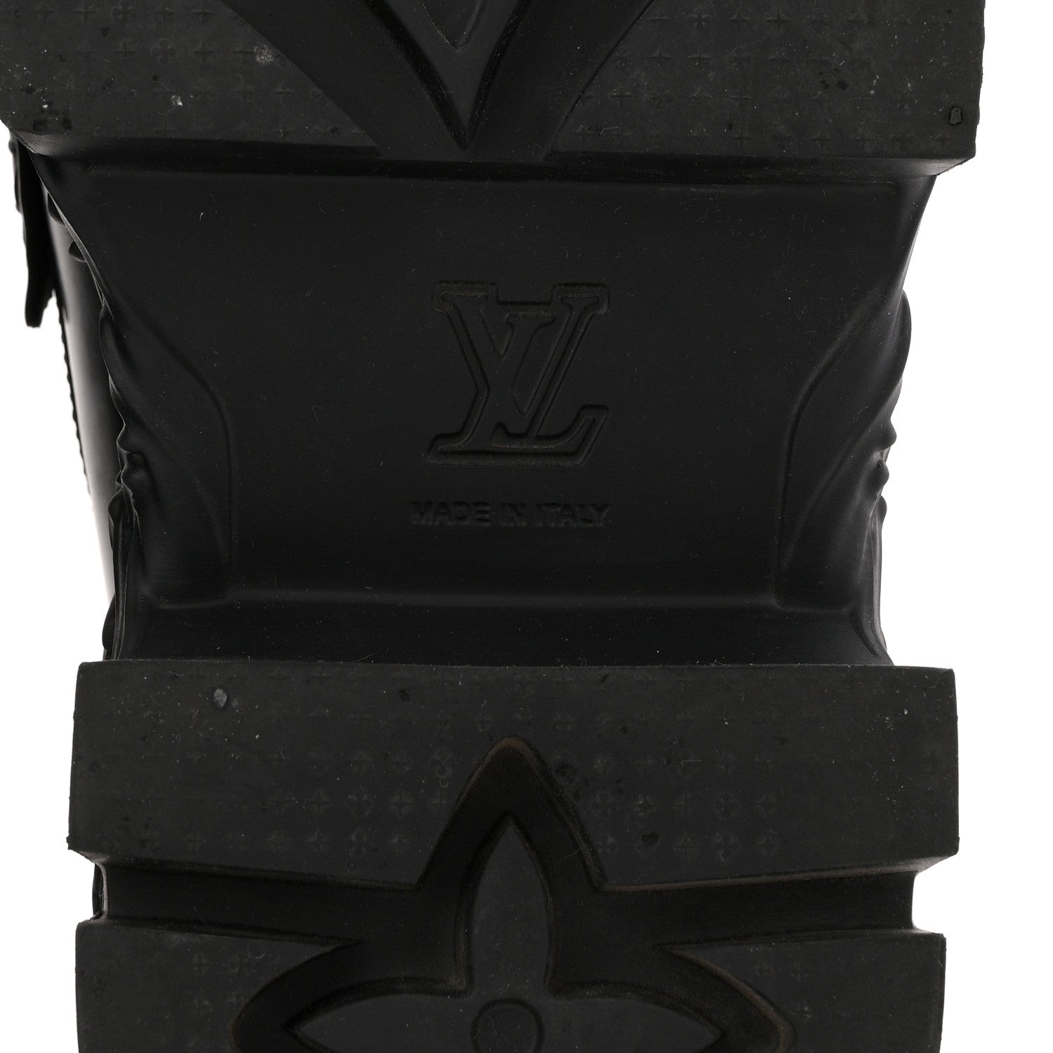 Calfskin Baroque Mens LV Loafers 8 Black
