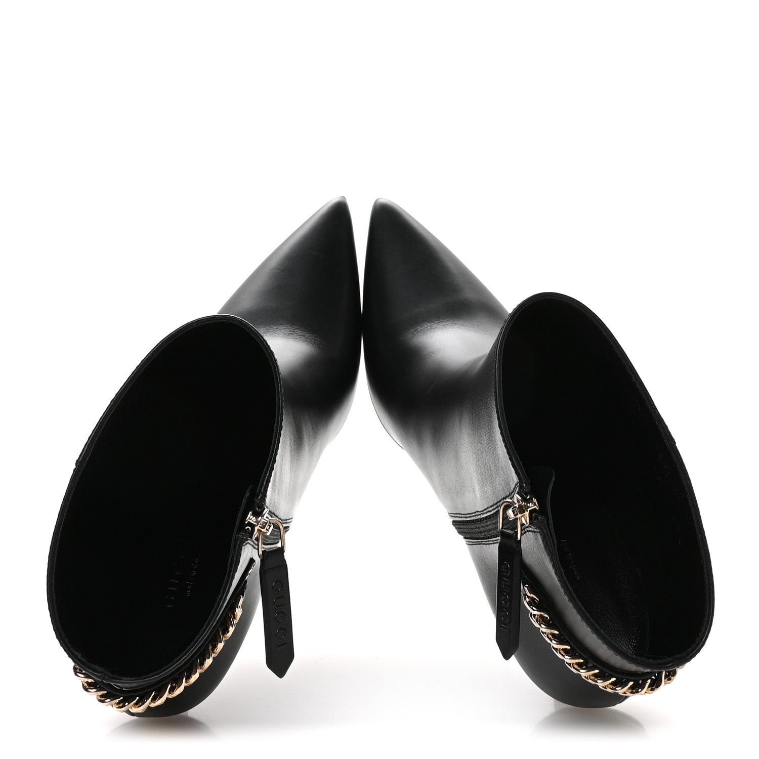 Calfskin Signoria Ankle Boots 36 Black