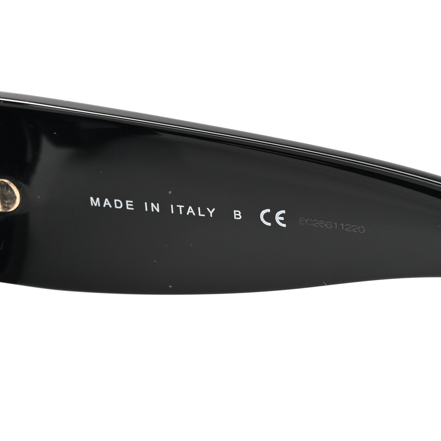 Acetate Rectangle Sunglasses 5435-A Black