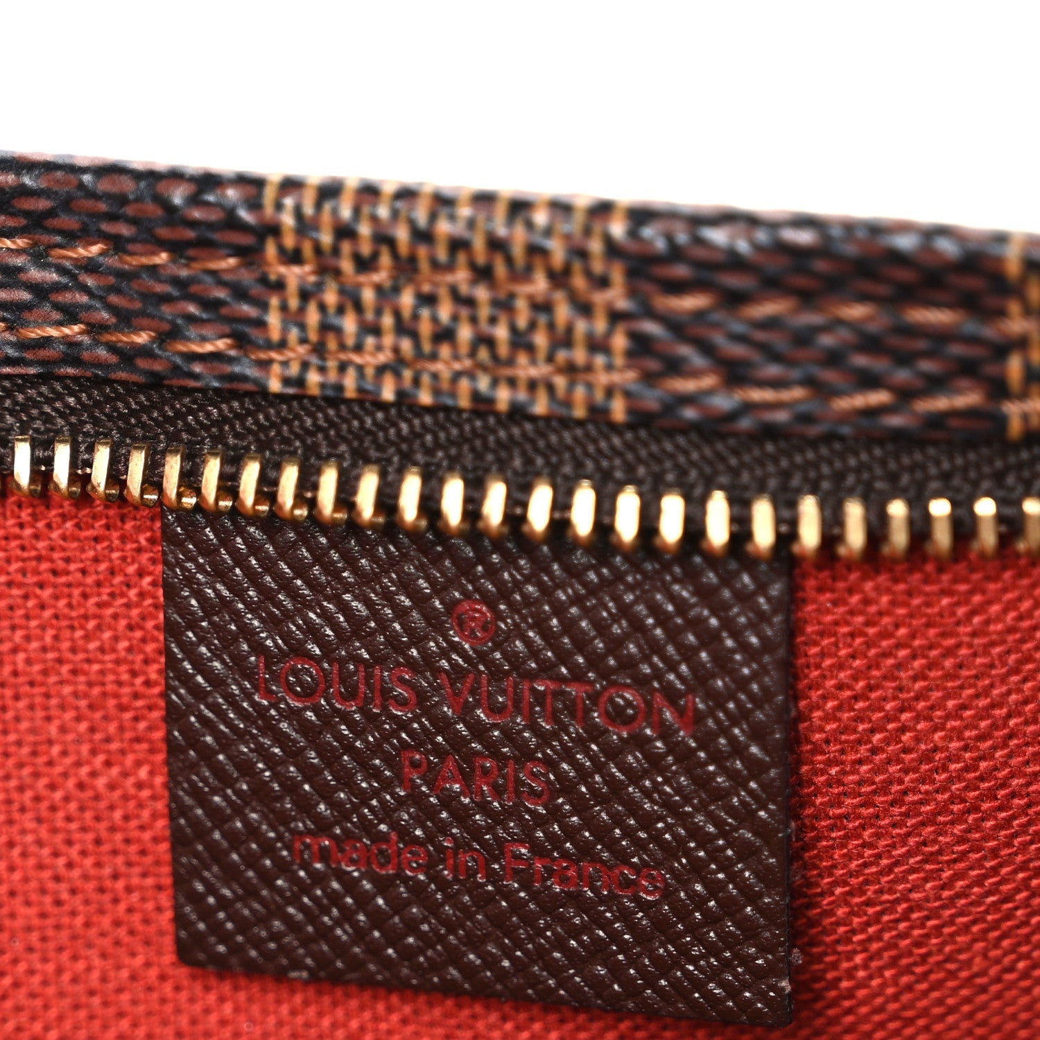 Damier Ebene Trousse Make Up Bag Pochette