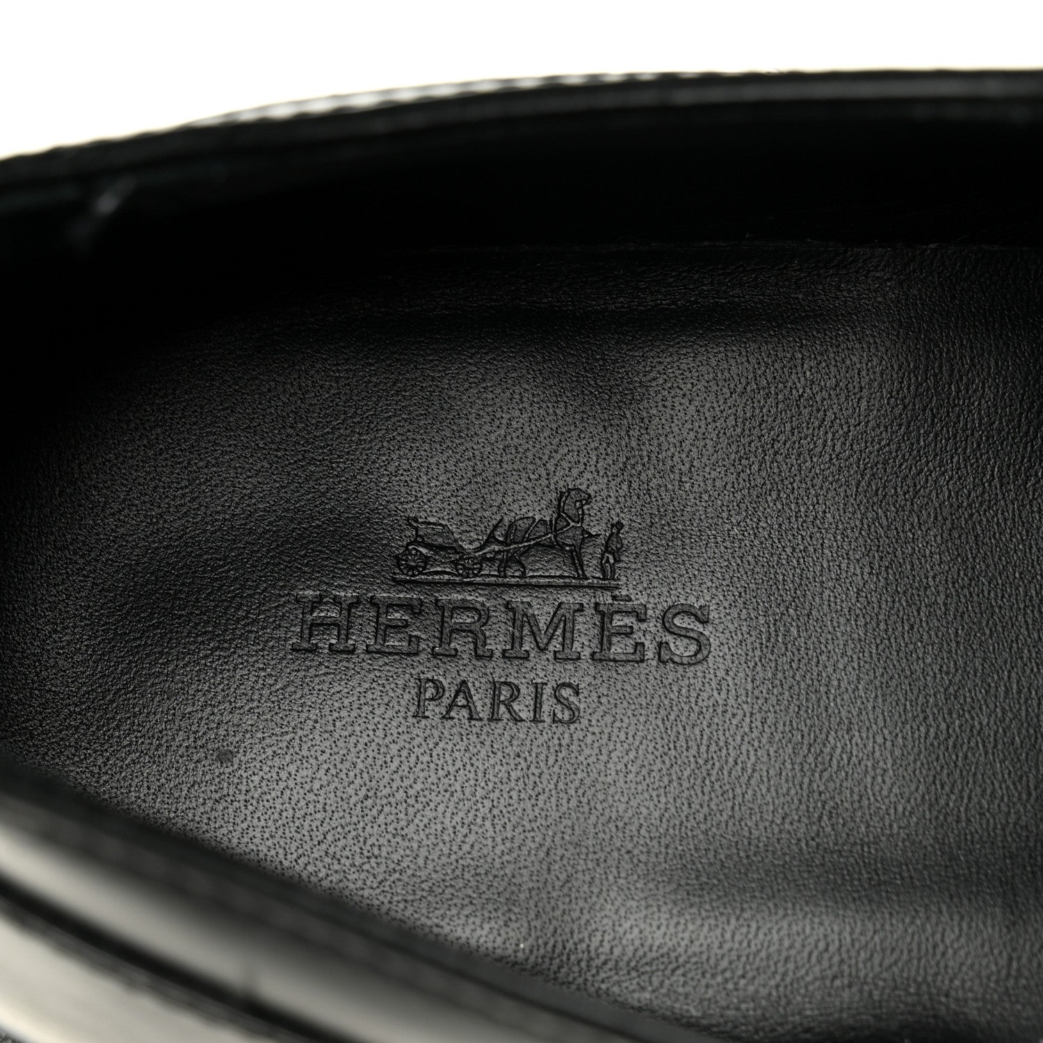 Glossed Calfskin First Oxford 38 Black