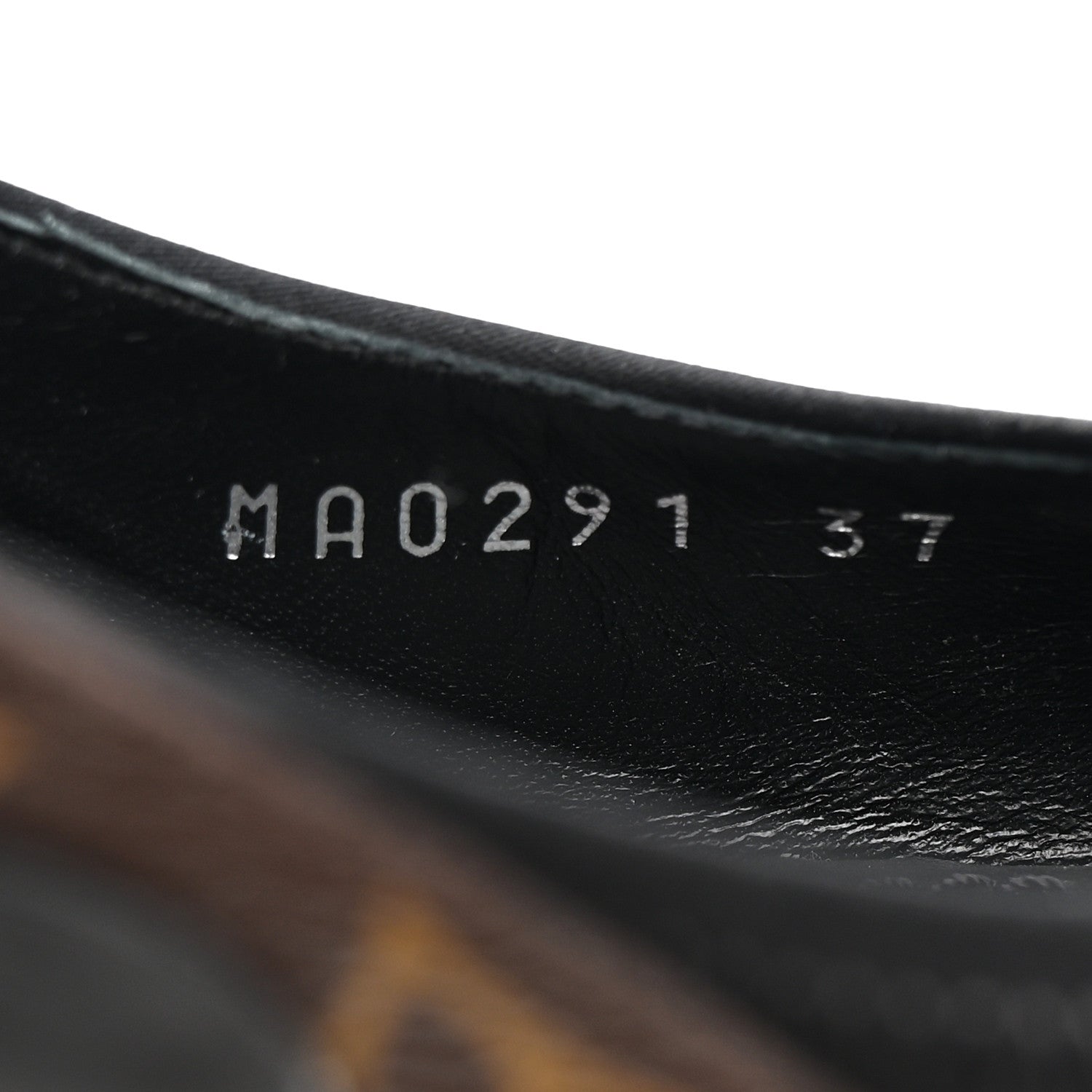 Patent Monogram Archlight Slingback Pumps Black