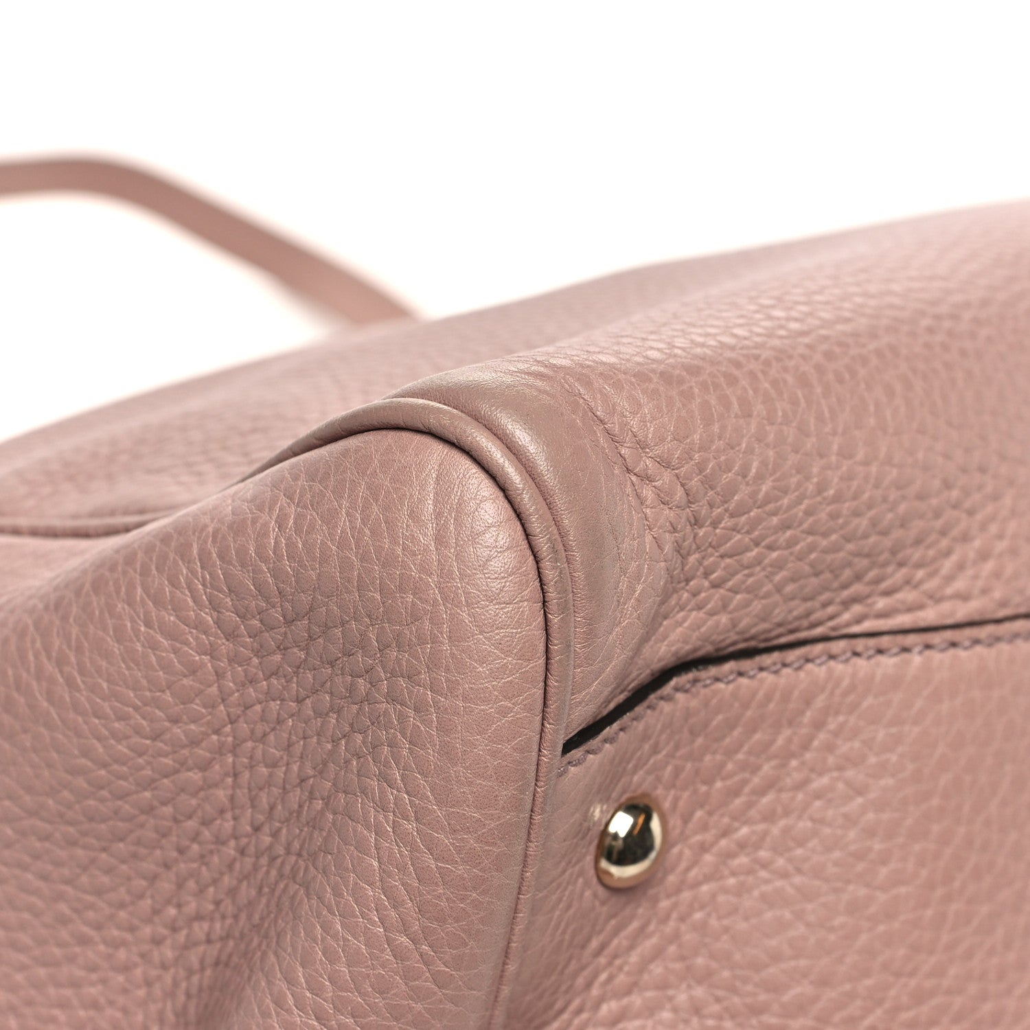 Calfskin Bamboo Medium Shopper Boston Pink