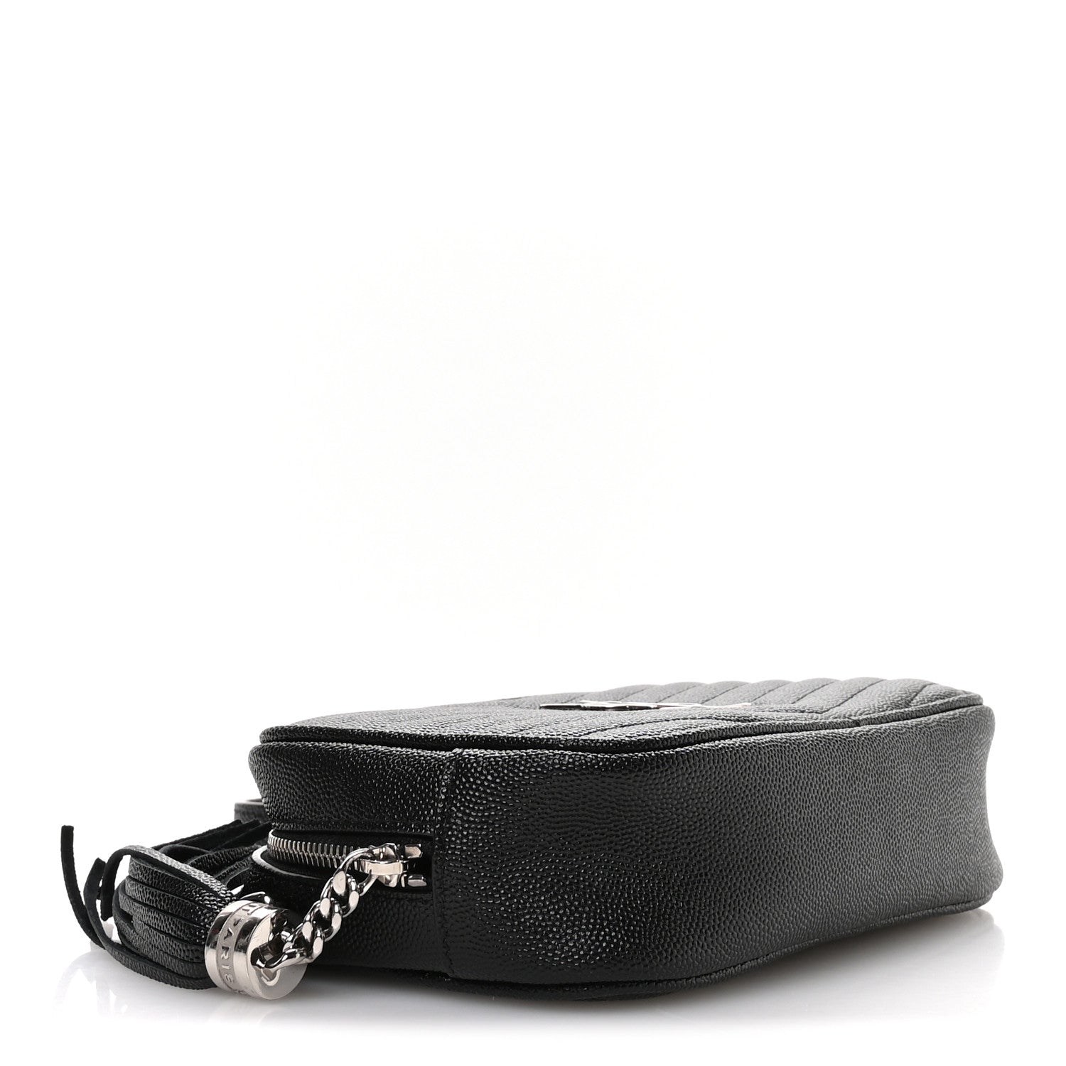 Grain De Poudre Matelasse Monogram Mini Lou Camera Bag Black