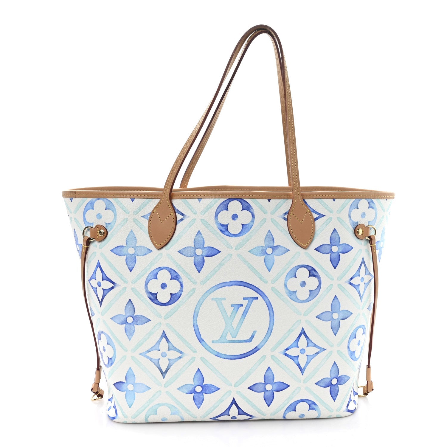 Monogram Tiles By The Pool 2.0 Neverfull MM Lagoon Blue