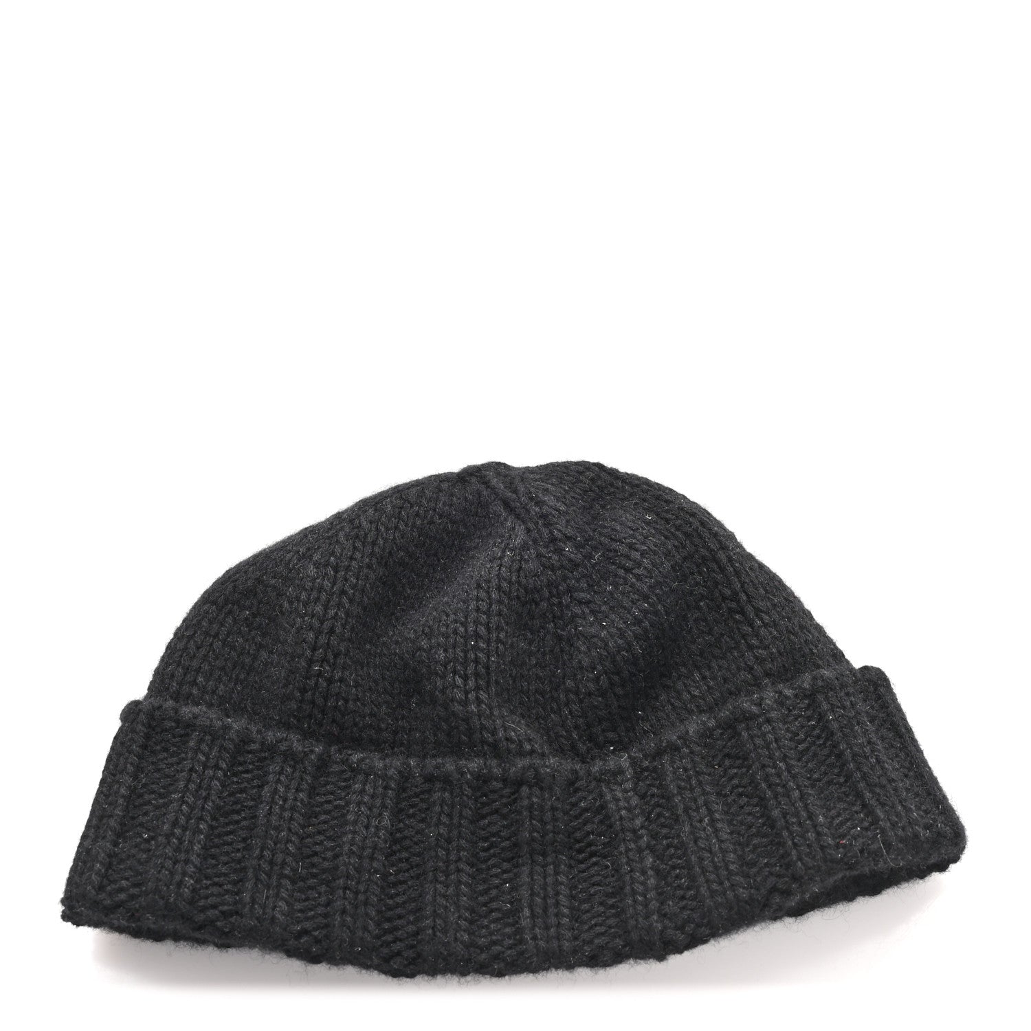Cashmere Beanie Hat M Black