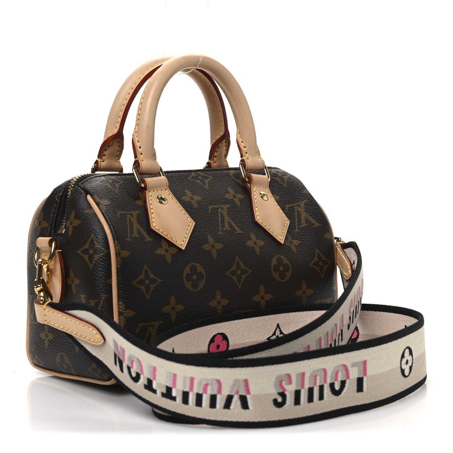 Monogram Speedy Bandouliere 20 Black
