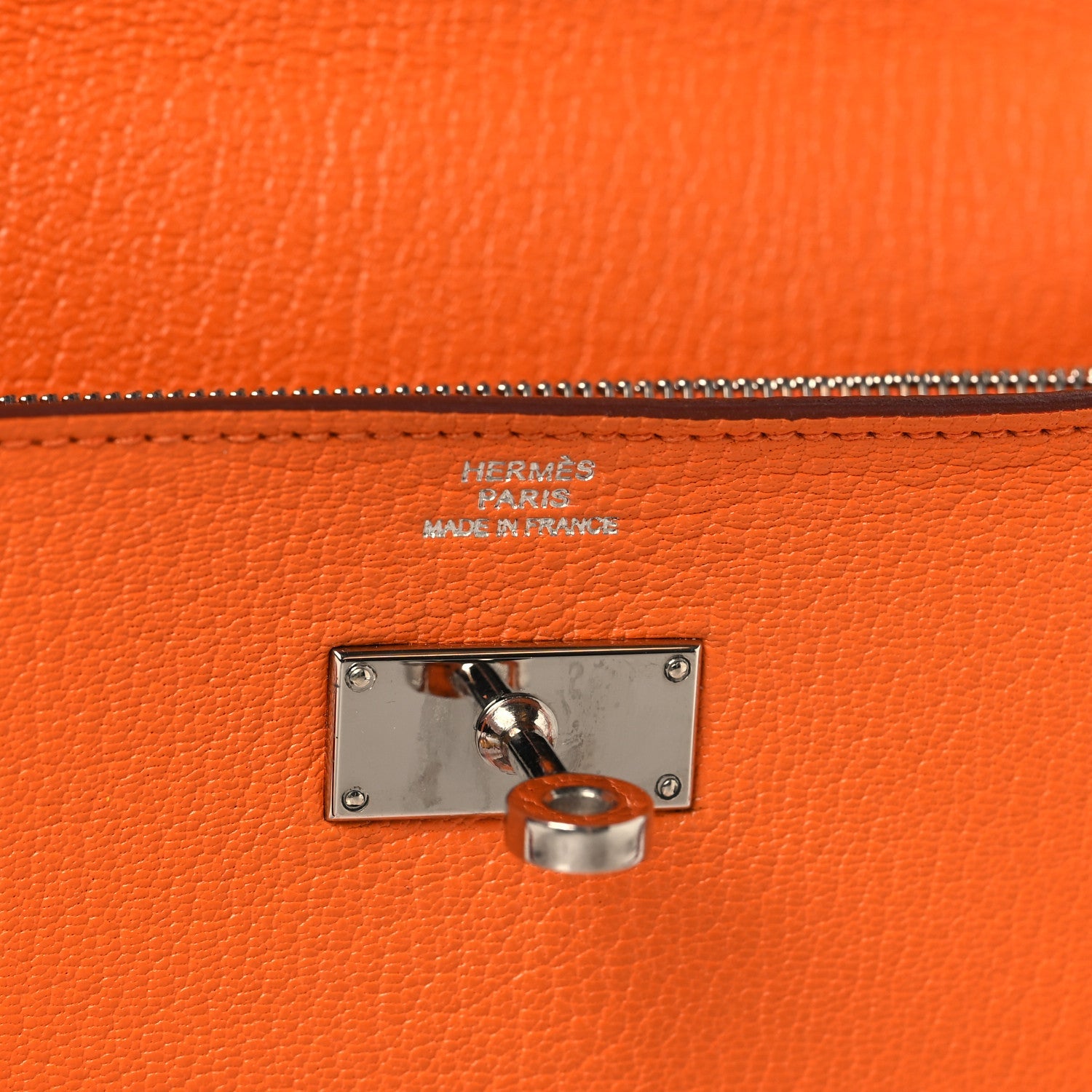 Chevre Mysore Kelly Longue Wallet Orange