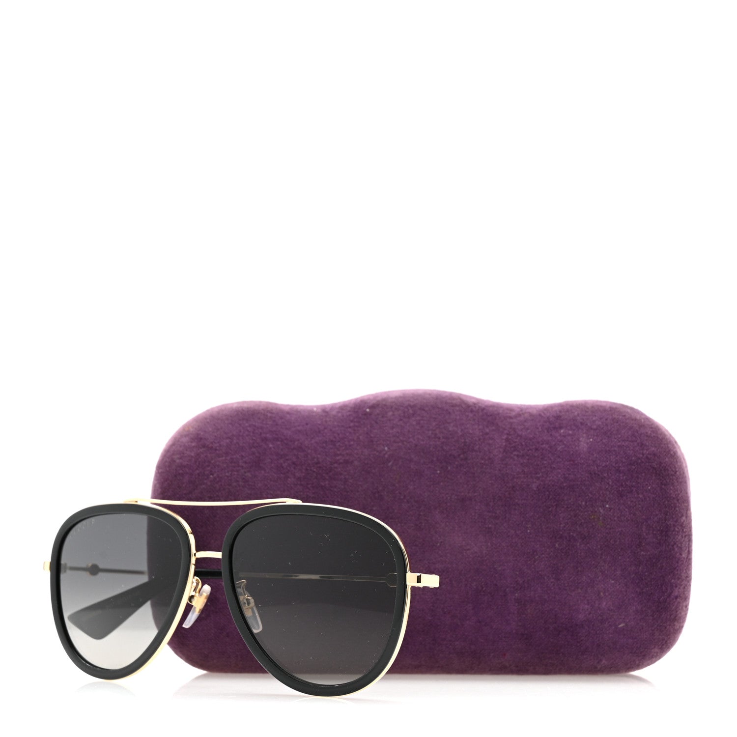 Metal Aviator Sunglasses GG0062S Black