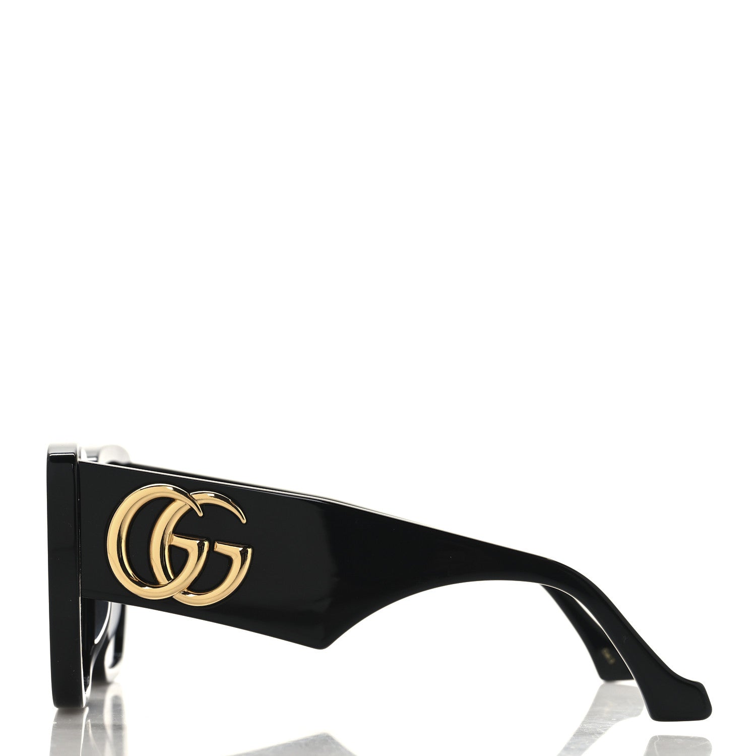 Acetate Square Frame Sunglasses GG0956S Black