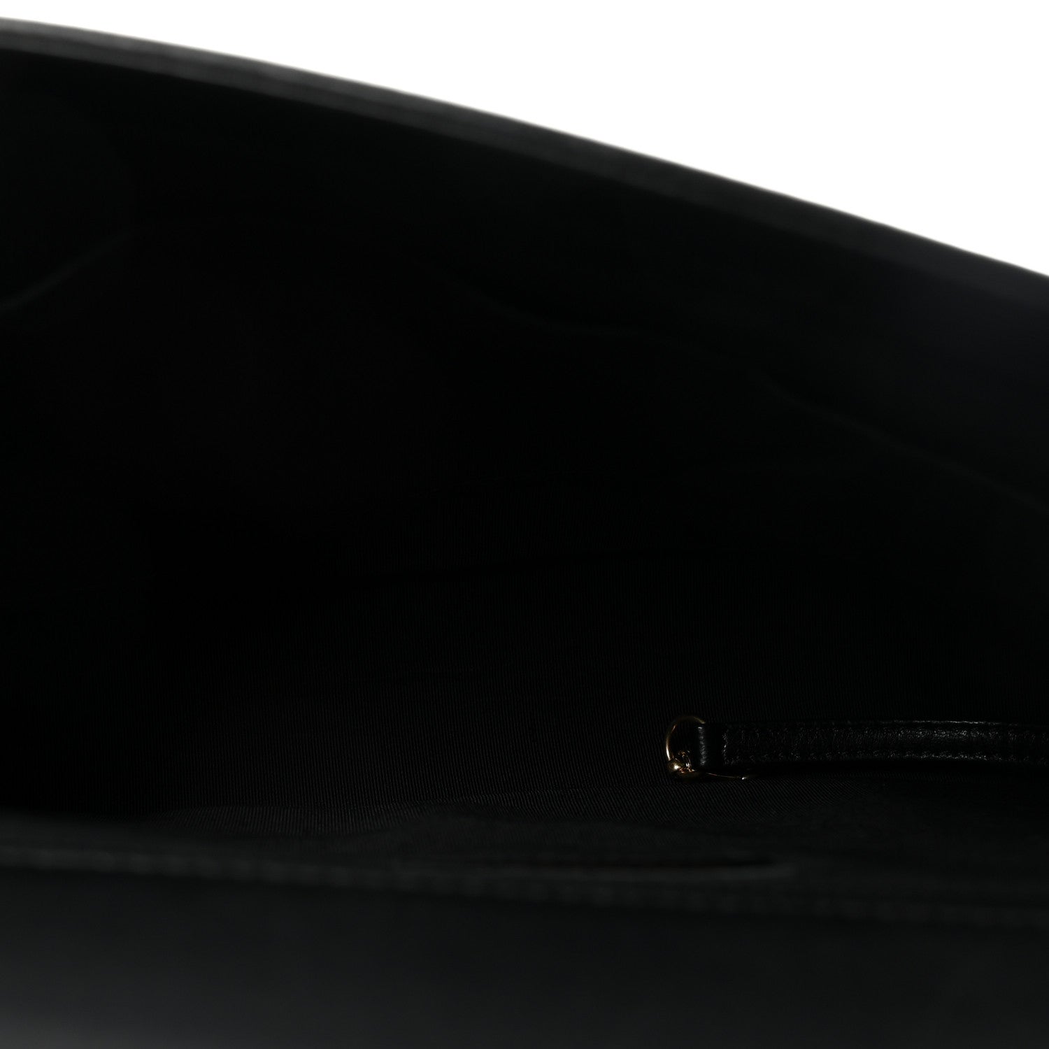 Lambskin Quilted Large Boy Flap Black