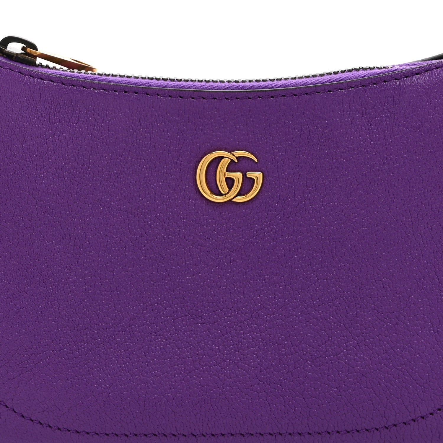 Goatskin Mini Aphrodite Shoulder Bag Shine Purple