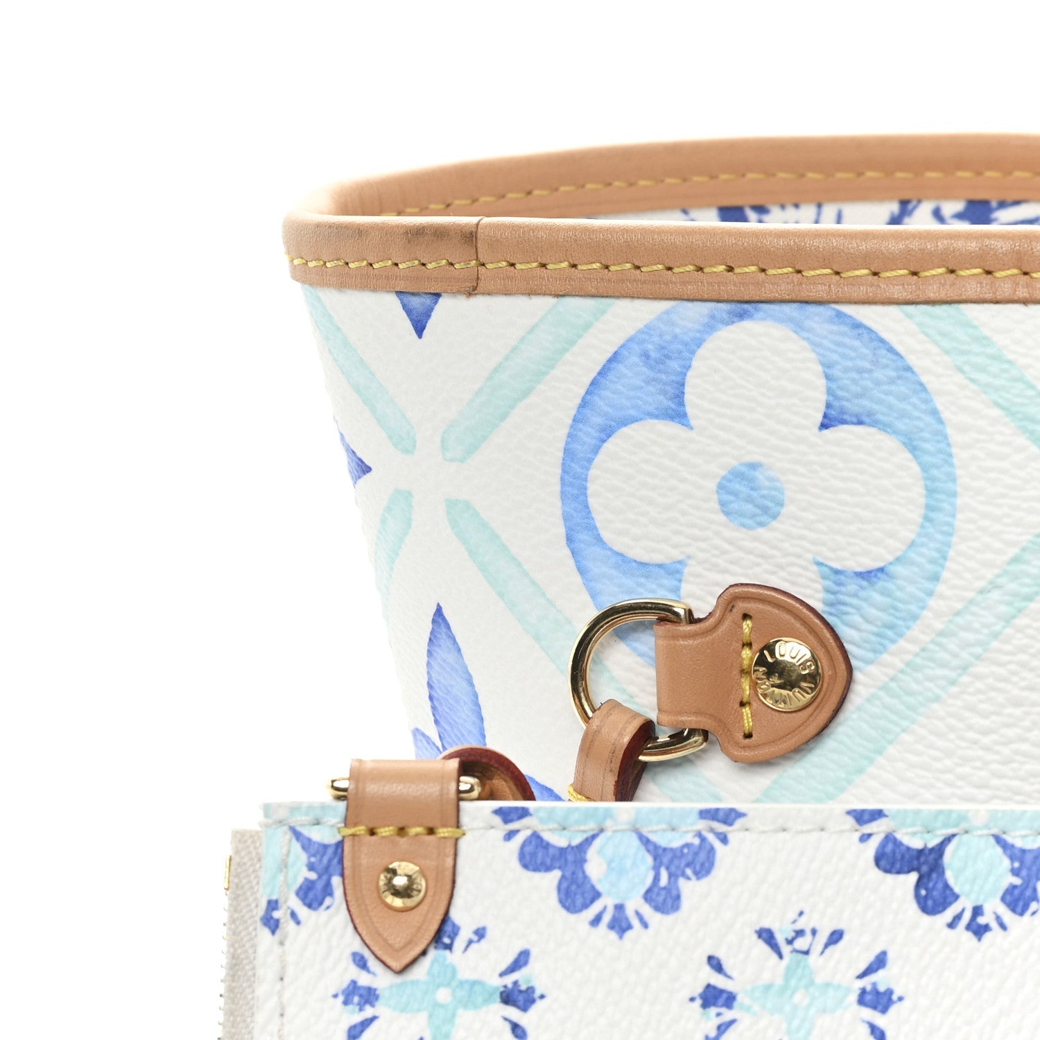 Monogram Tiles By The Pool 2.0 Neverfull MM Lagoon Blue