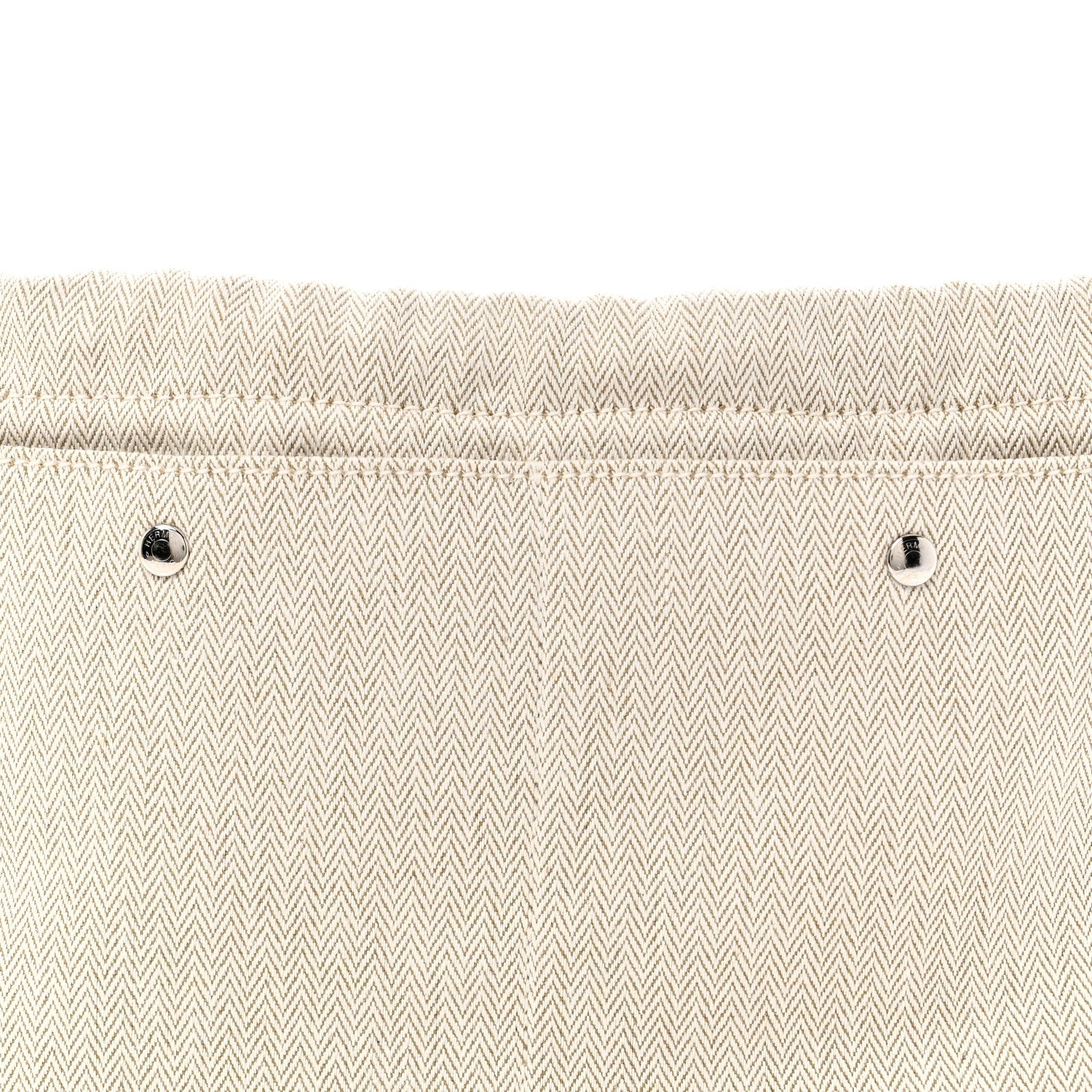 Canvas Barenia Fourbi 25 MM Pouch Naturel Fauve