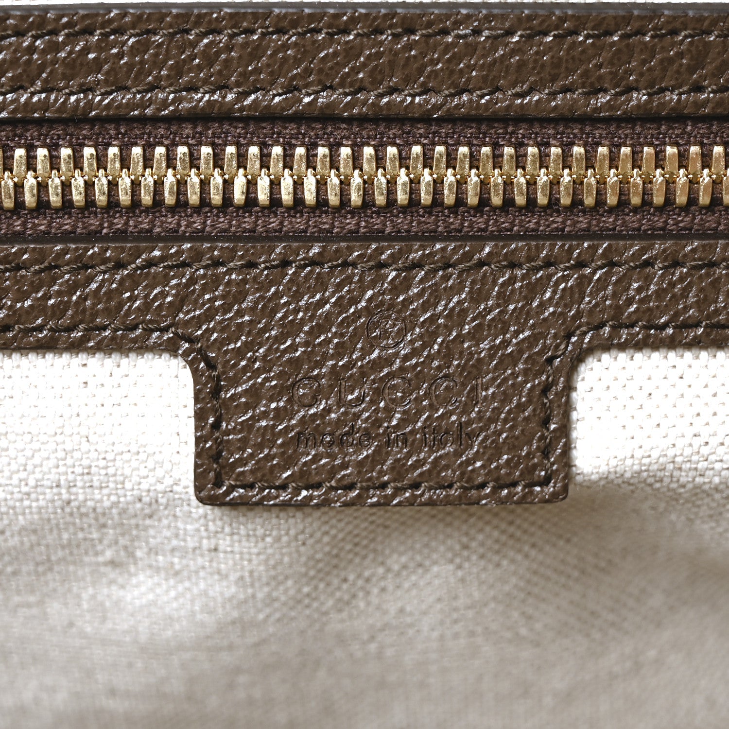 Monogram Jumbo GG Textured Dollar Calfskin Web Medium Duffle Bag Camel Ebony
