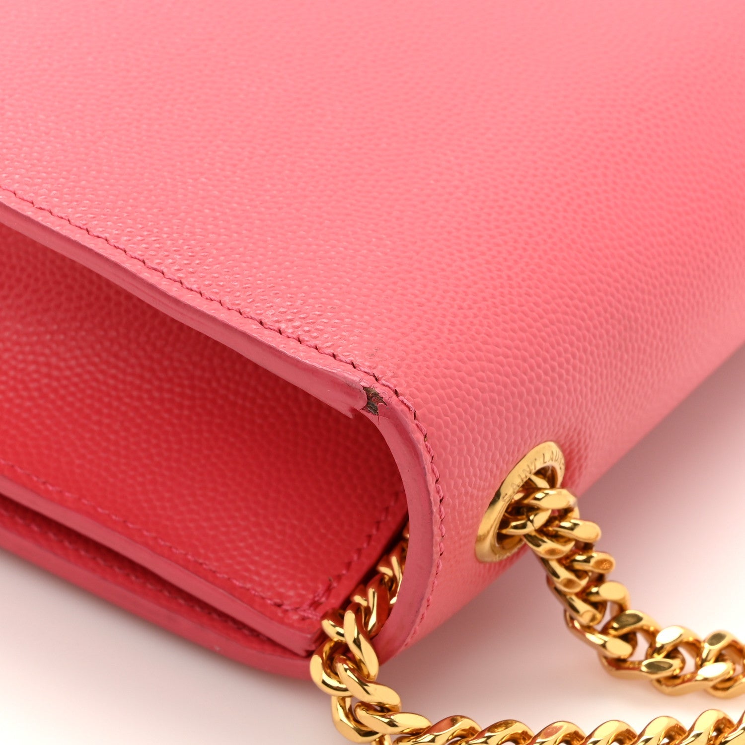 Grain De Poudre Small Monogram Kate Satchel Rose Clair