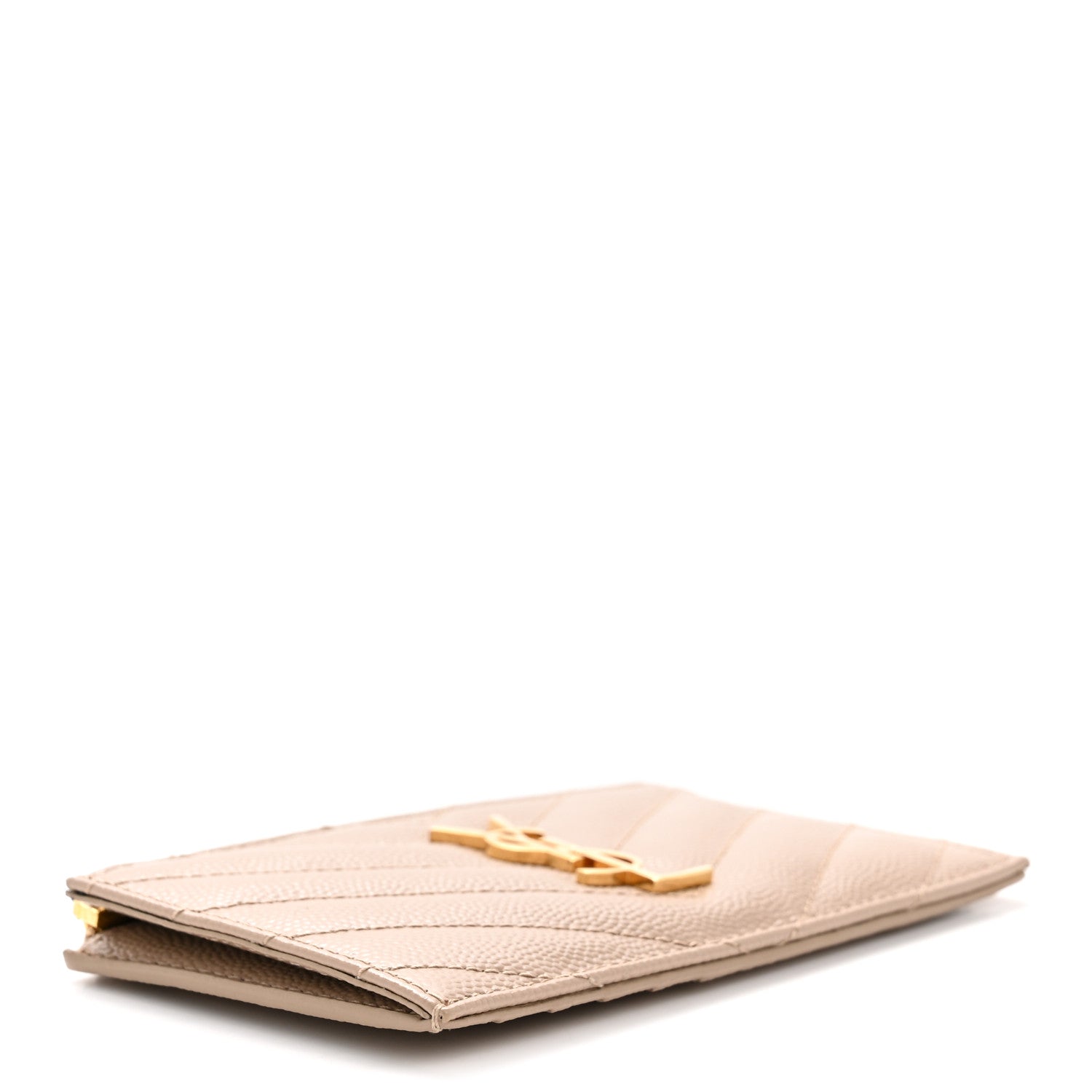 Monogram Grain de Poudre 5 Fragments Zip Pouch Card Holder Dark Beige
