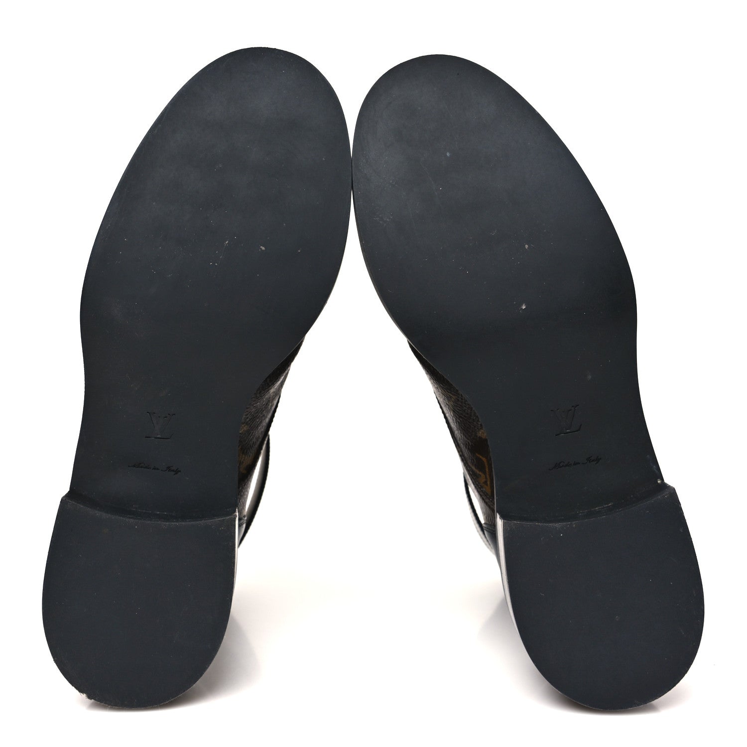 Calfskin Monogram Wonderland Flat Ranger Boots 40 Black