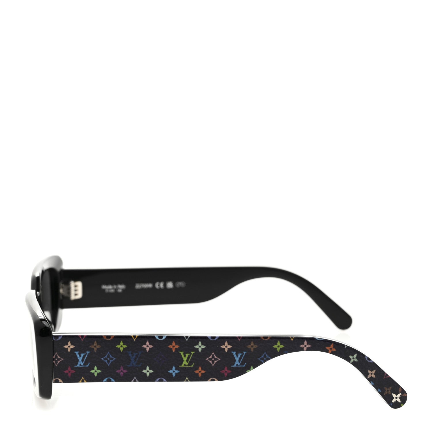 LV X TM Acetate Monogram Multicolor Sunglasses Z2709W Black
