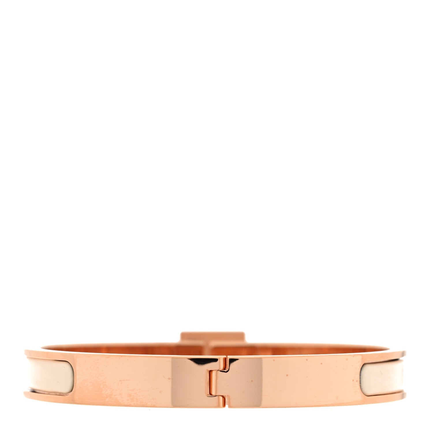Enamel Mini Clic Medor Bracelet GM Creme