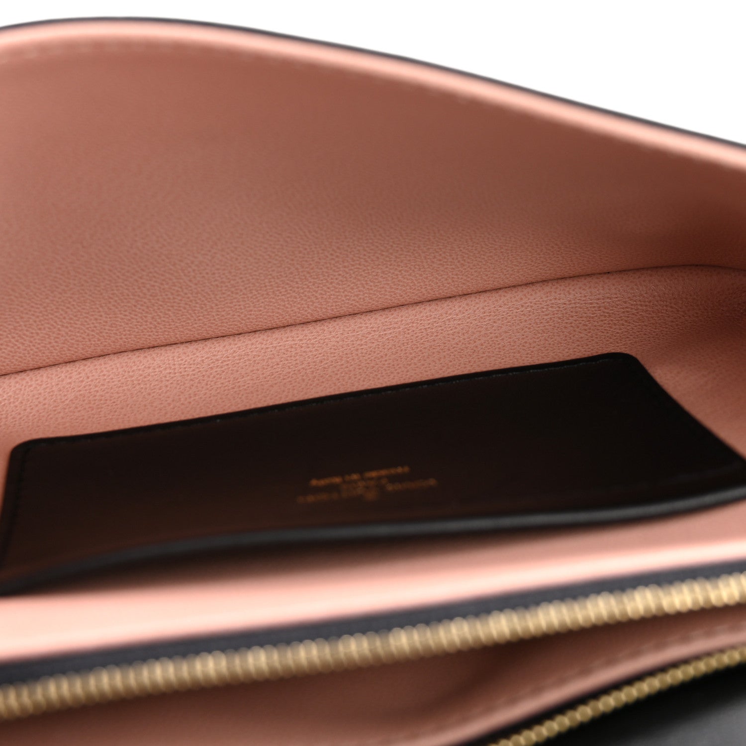 Lambskin Embossed Monogram Pochette Coussin Black