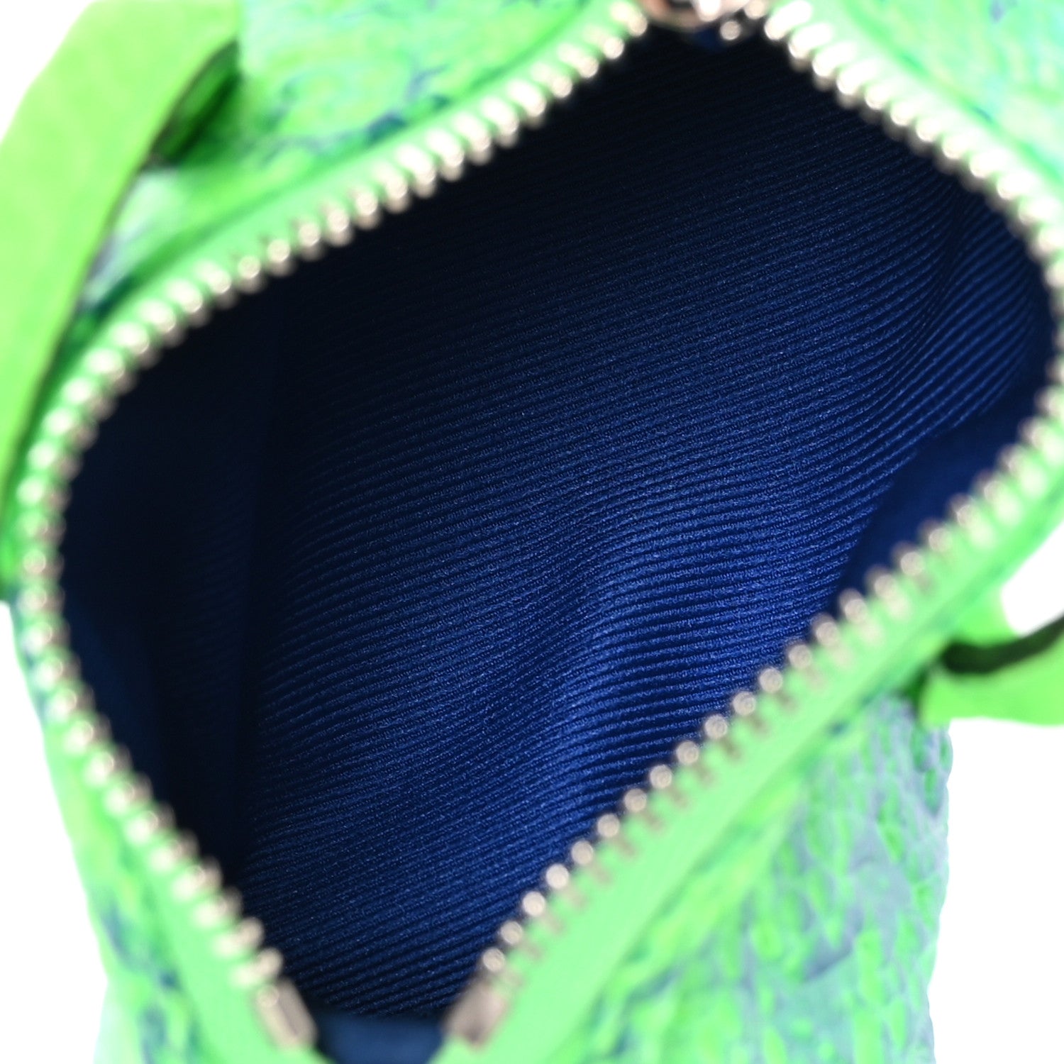 Taurillon Illusion Mini Keepall Earphones Pouch Bleu Vert