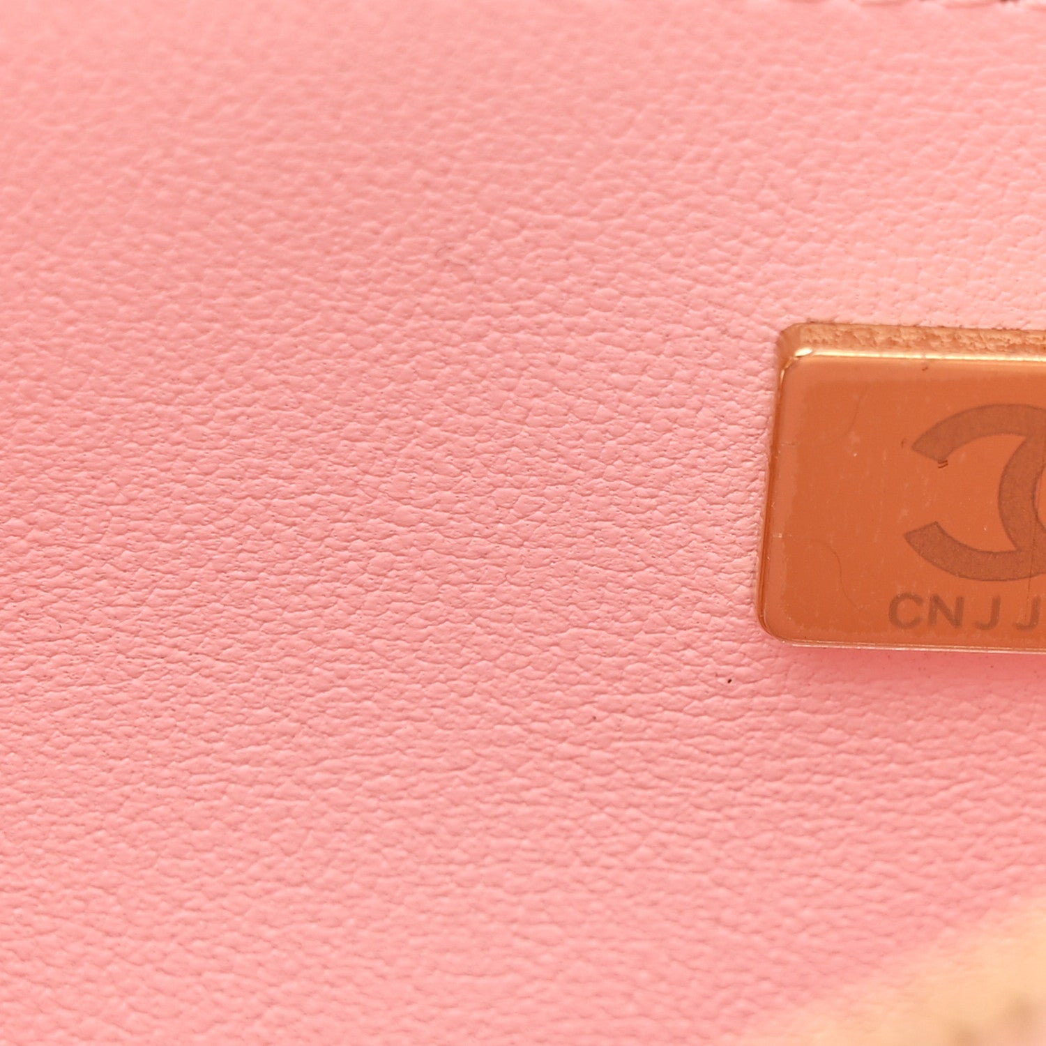 Lambskin Quilted Large CC In Love Heart Bag Light Pink