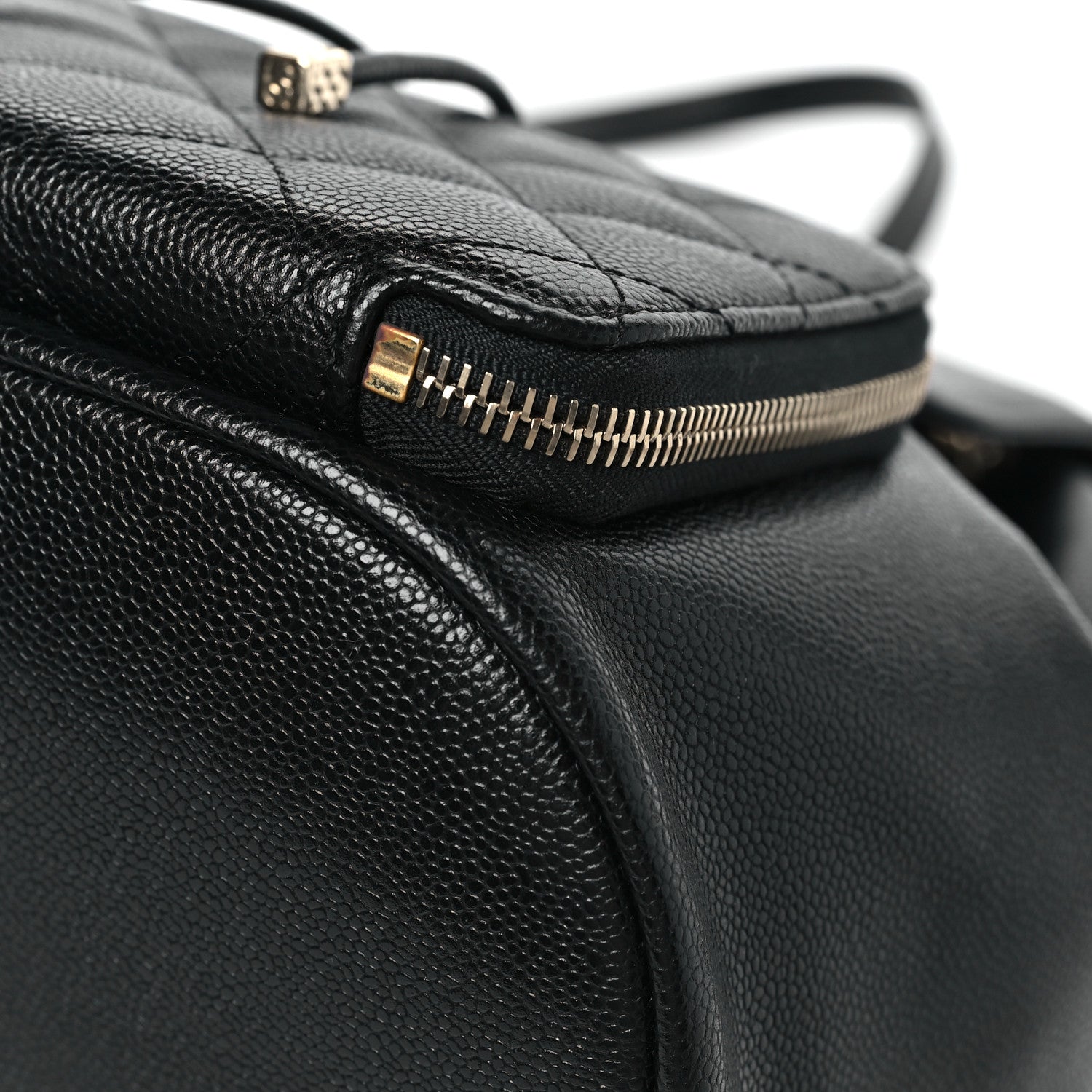 Caviar Quilted Business Affinity Backpack Black