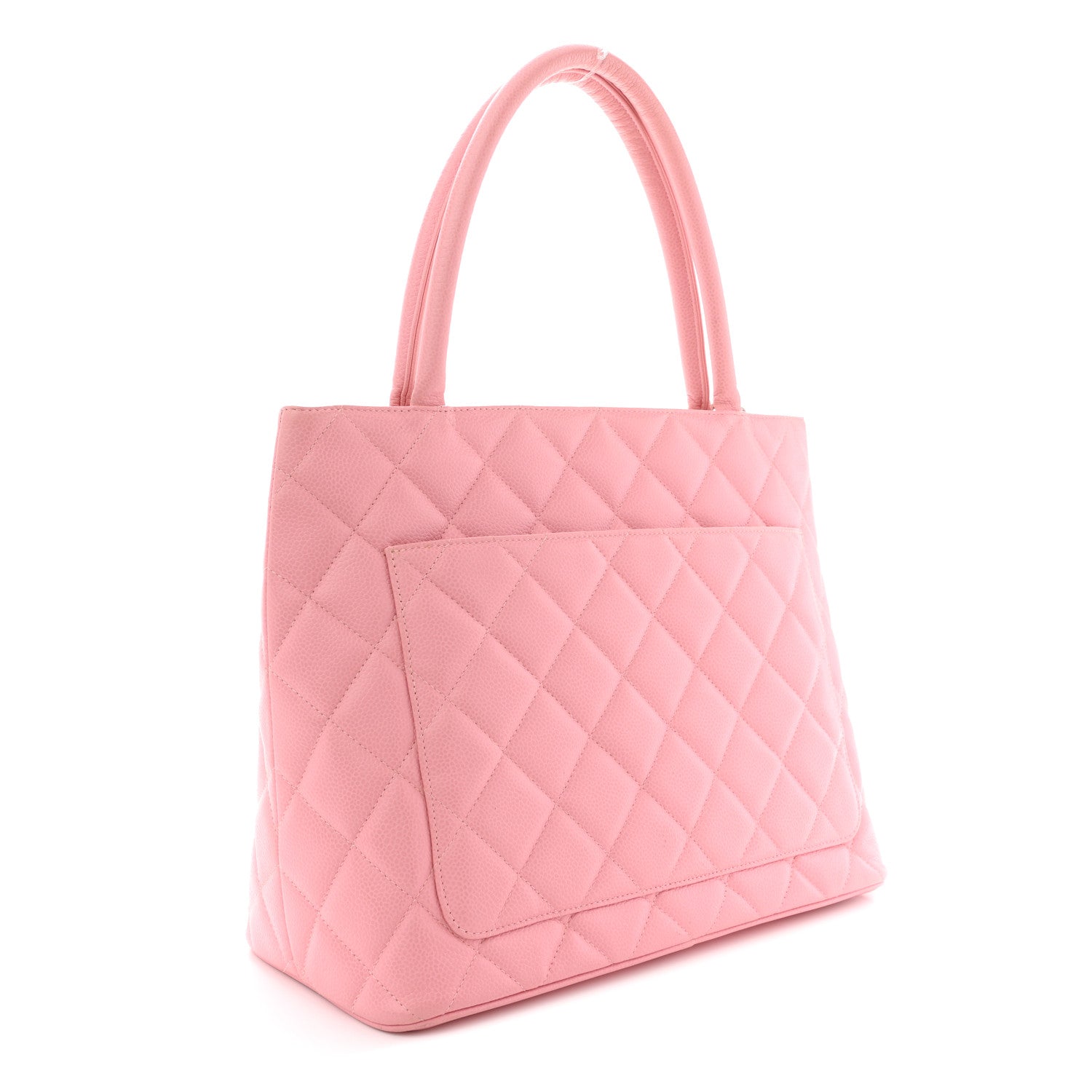 Caviar Medallion CC Tote Light Pink