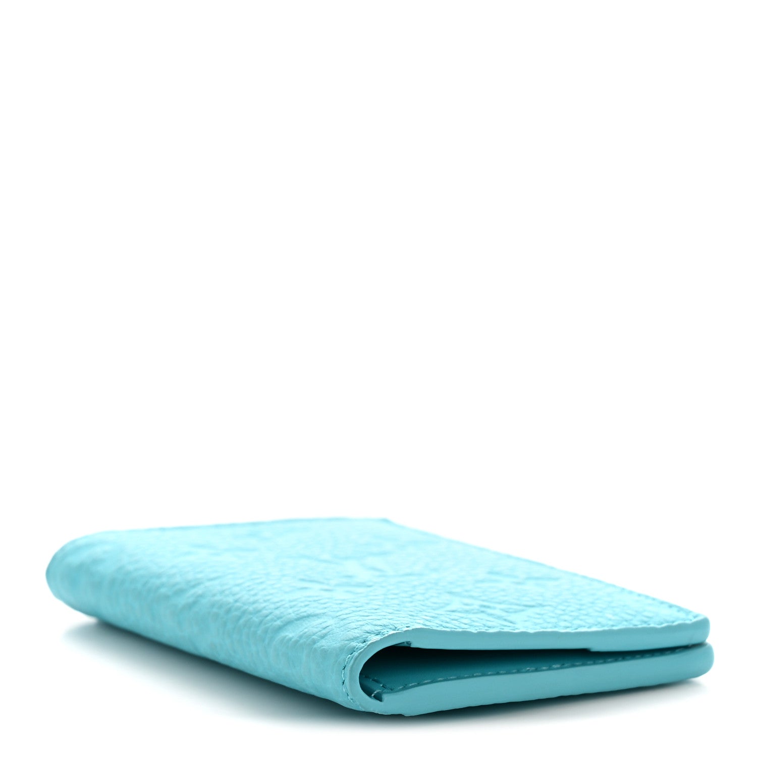Taurillon Monogram Pocket Organizer Turquoise