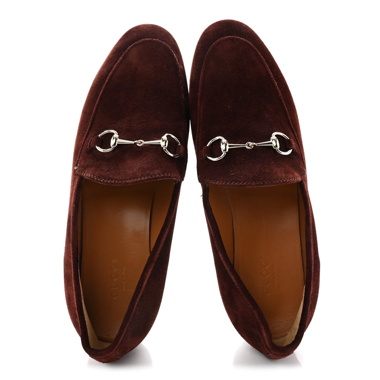 Suede Horsebit Womens Jordaan Loafers 38.5 Brown