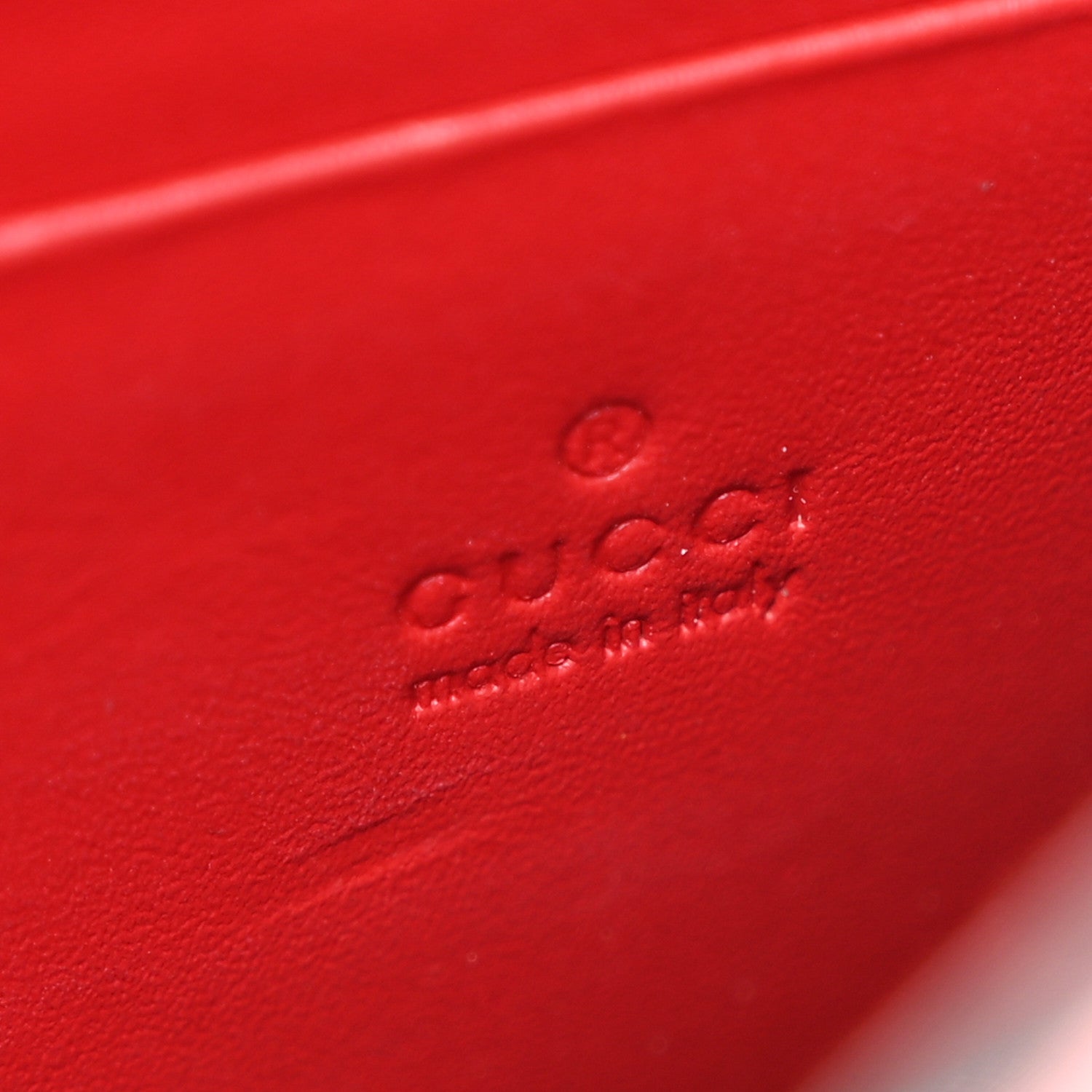 Calfskin Mini Peony Pearly Wallet on Chain Red